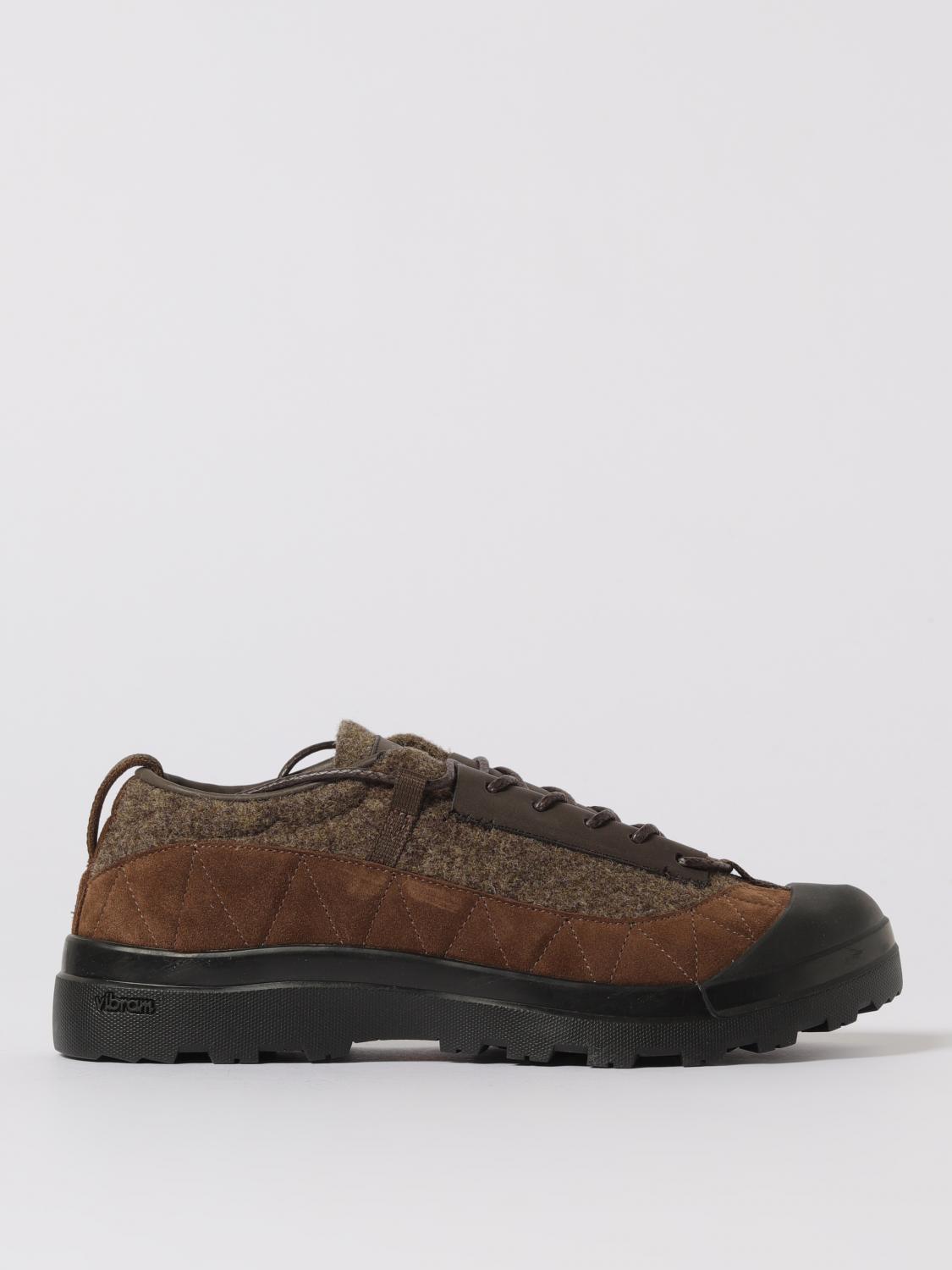 Ranra Suede-panel Sneakers In Brown