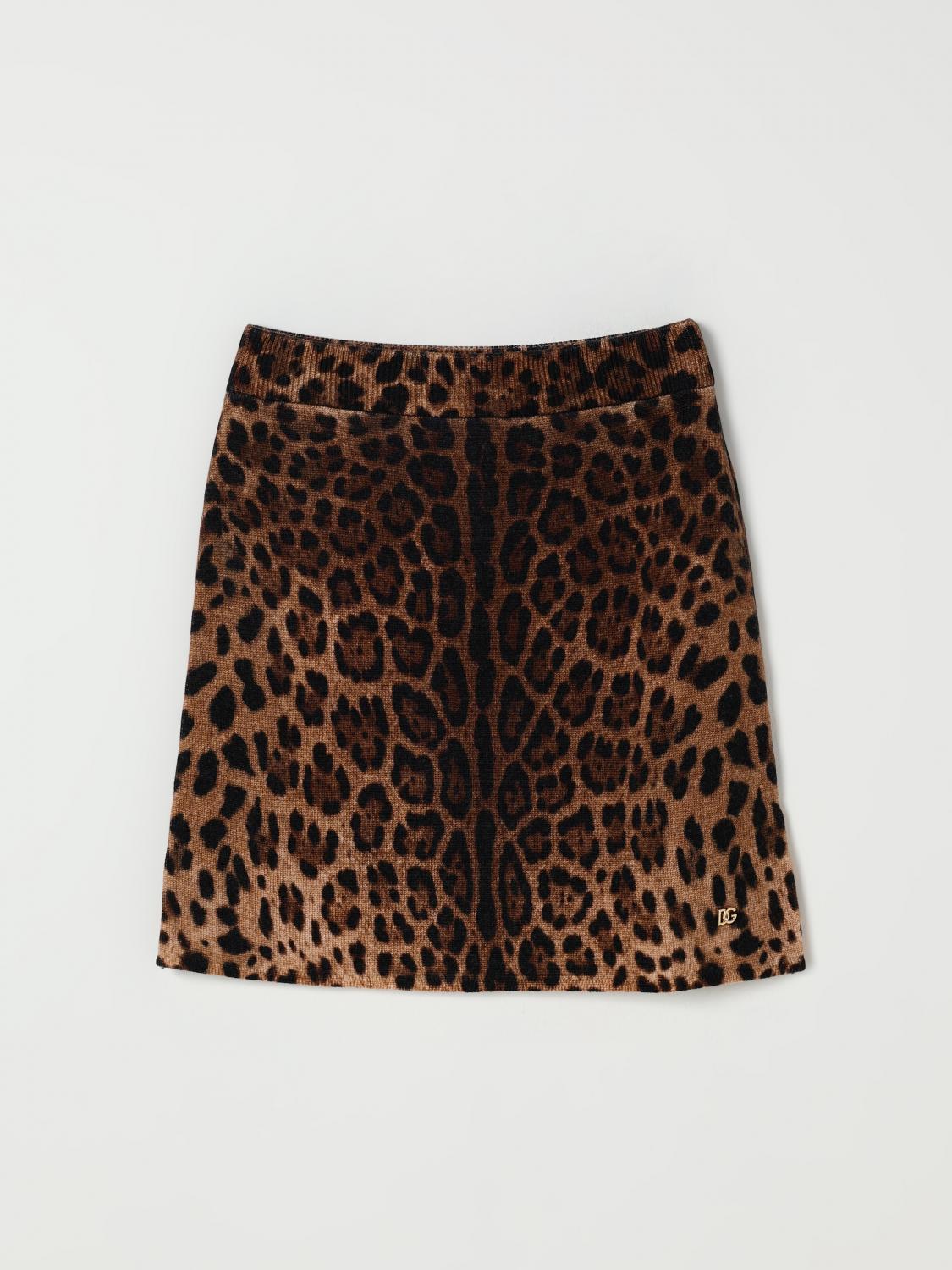 Dolce & Gabbana Skirt  Kids Color Multicolor In Animal Print
