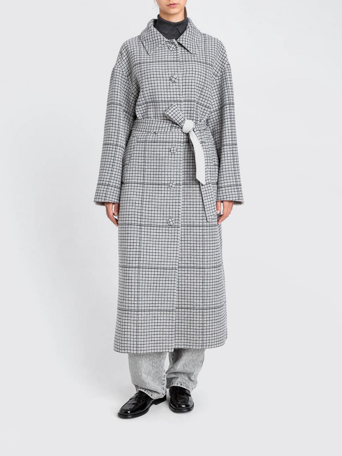 Twinset Actitude Coat  Woman Color Grey In Gray
