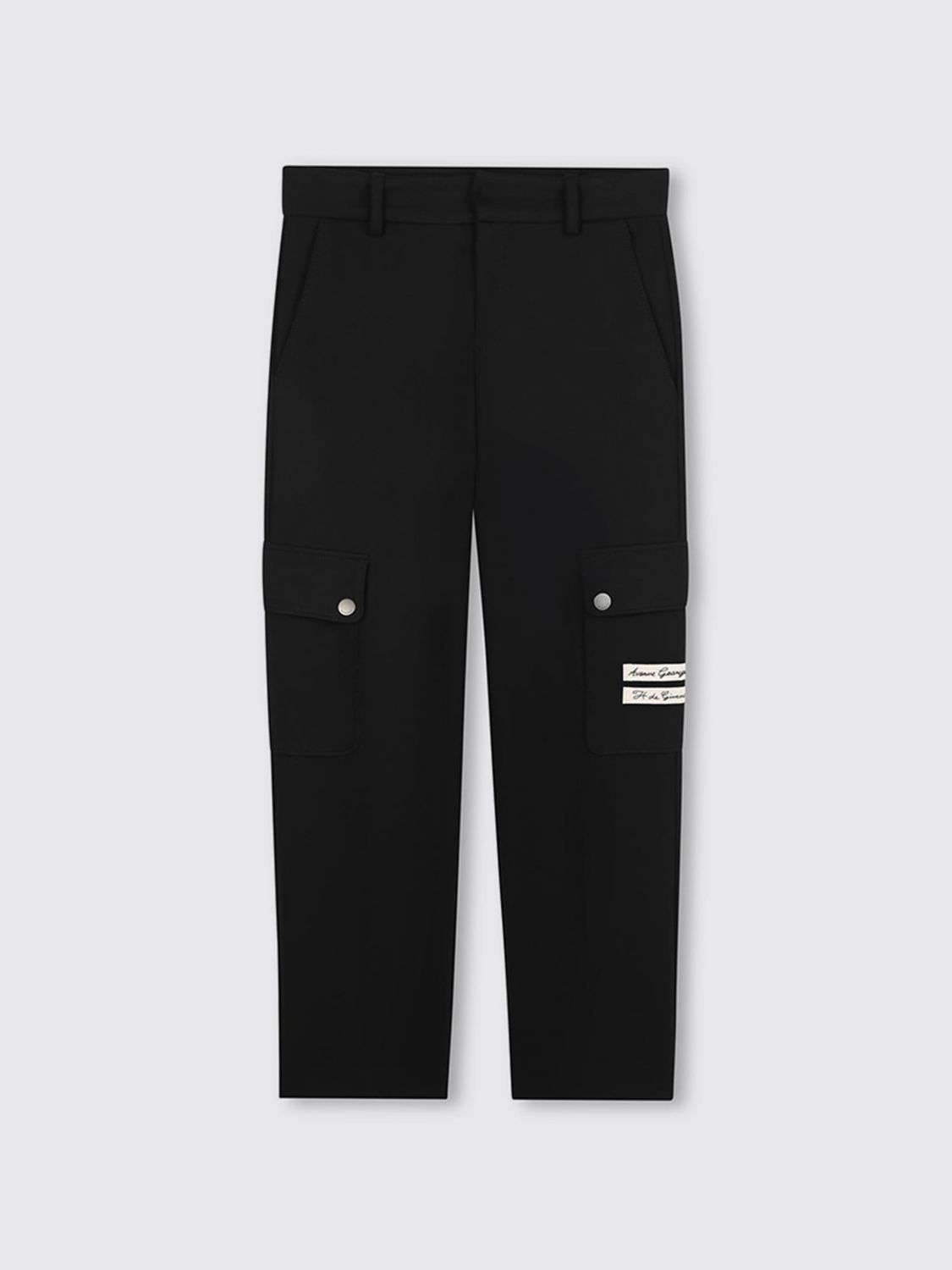Givenchy Logo-appliqué Cargo Trousers In Black