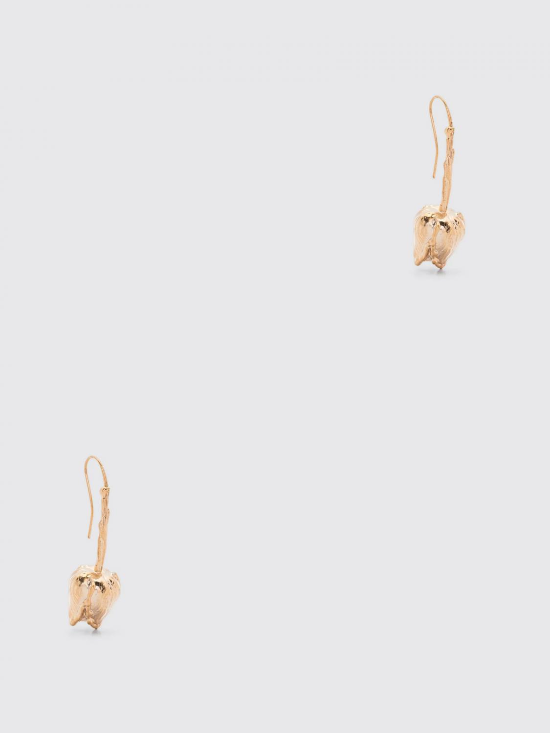MARNI Rose brass earrings