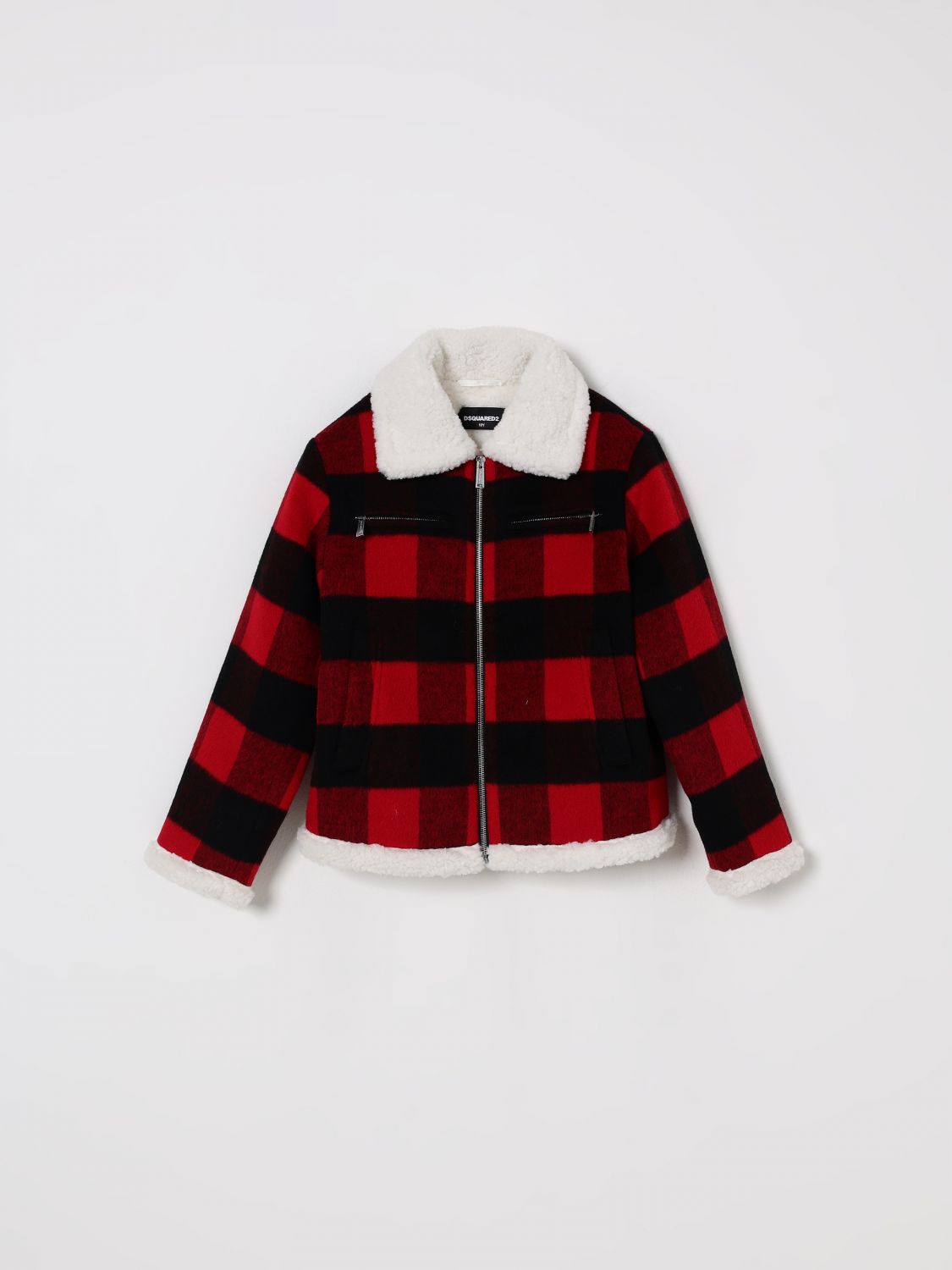 Dsquared2 Jacket  Kids Color Red In Burgundy