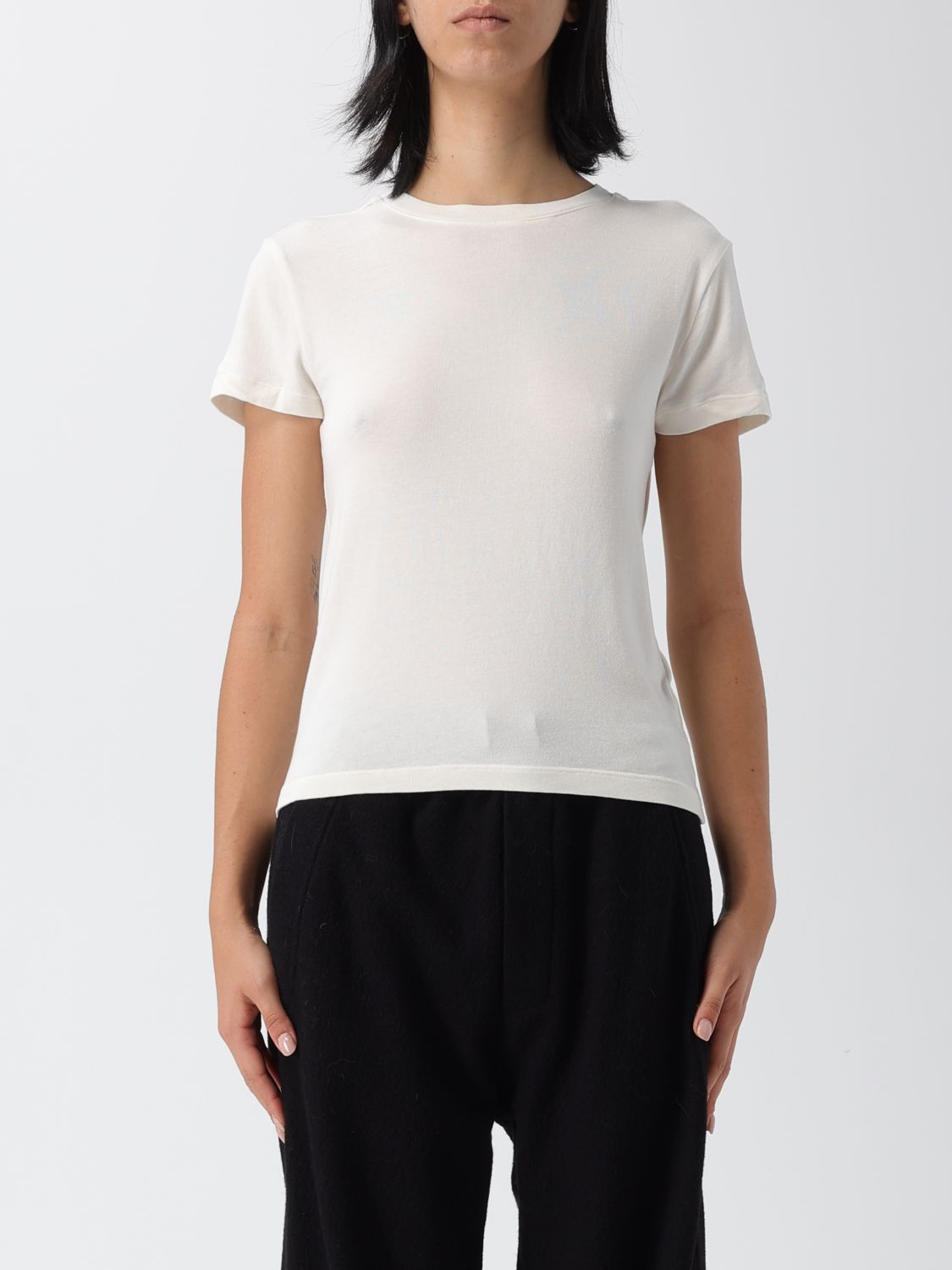Thom Krom T-shirt  Woman Color White In White