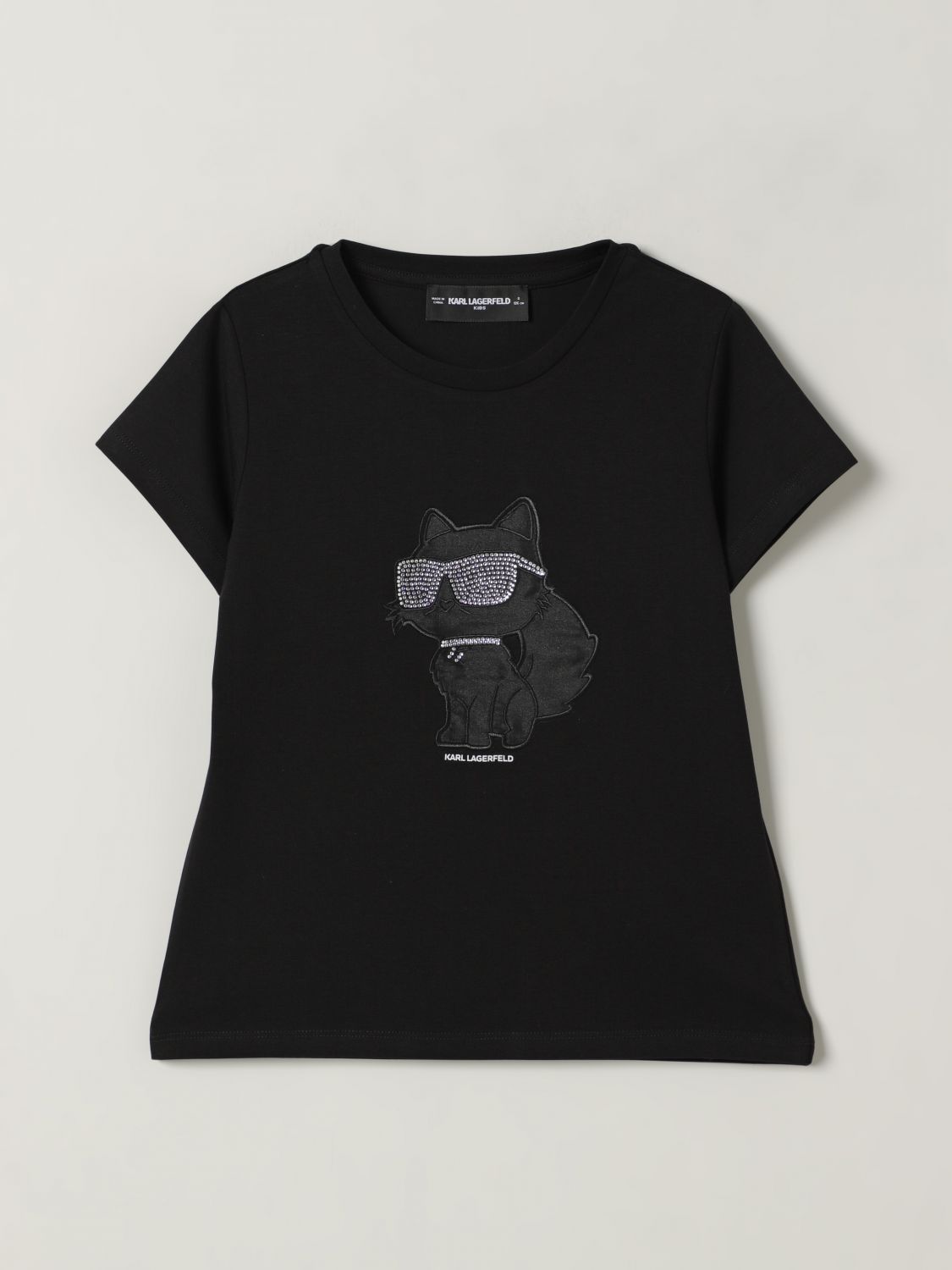 Karl Lagerfeld T-shirt  Kids Kids Color Black In Black