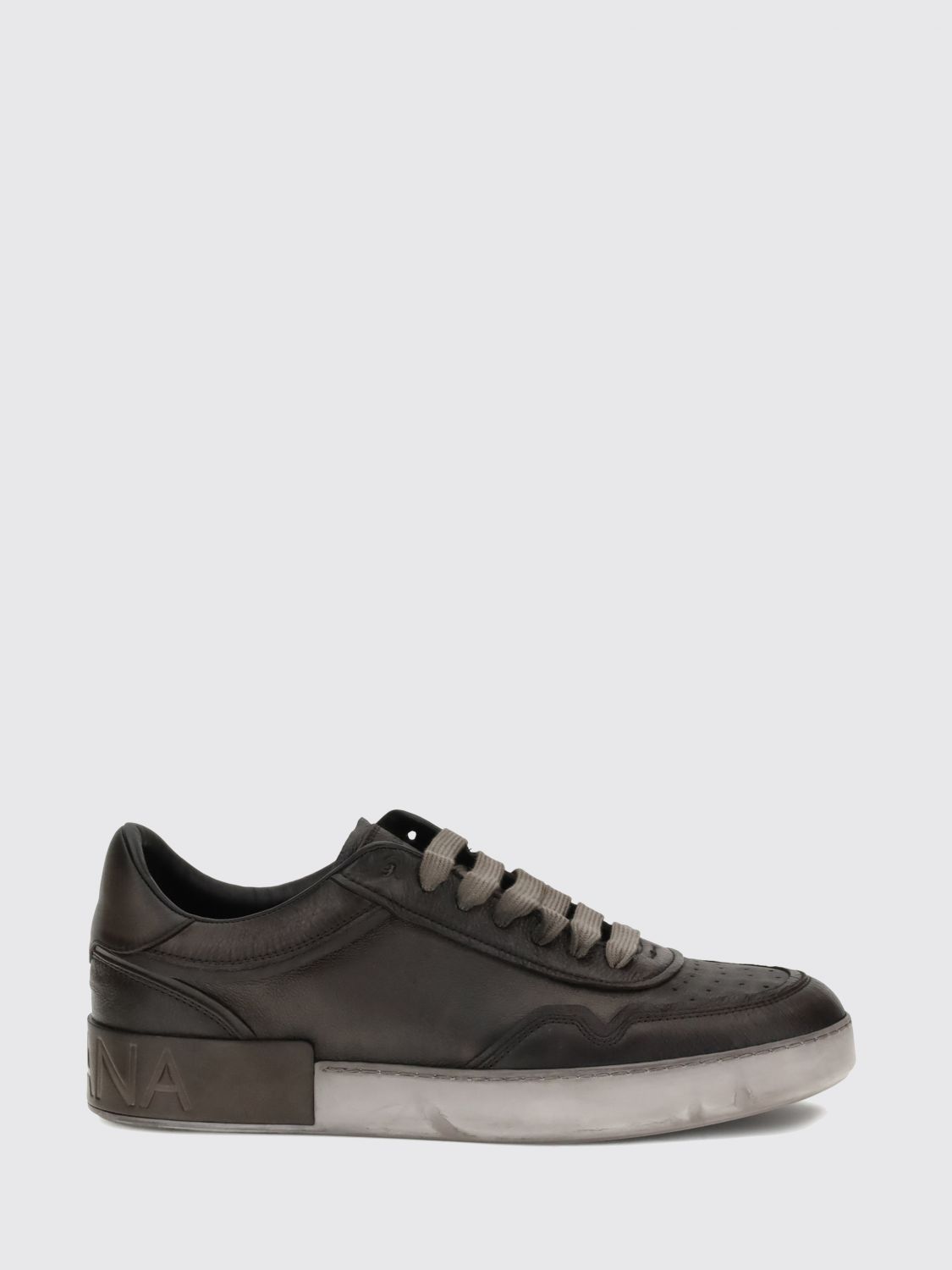 Dolce & Gabbana Men Portofino Sneakers In Black