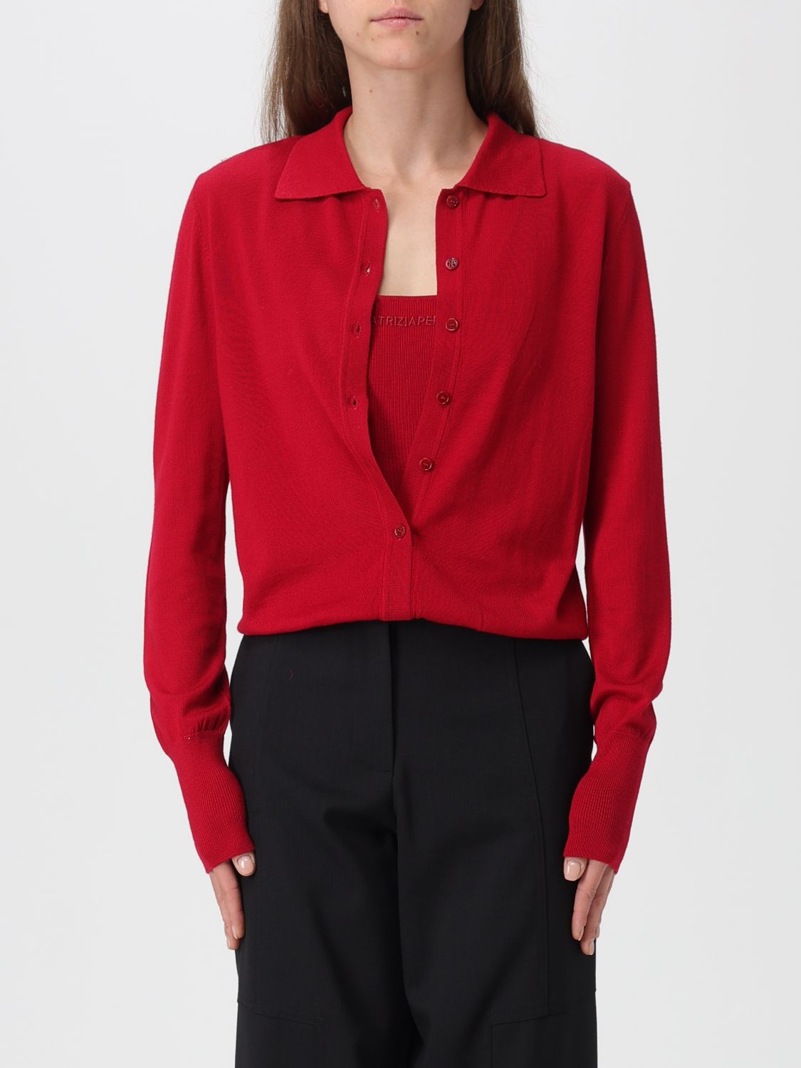Patrizia Pepe Polo Shirt  Woman Color Red In Red