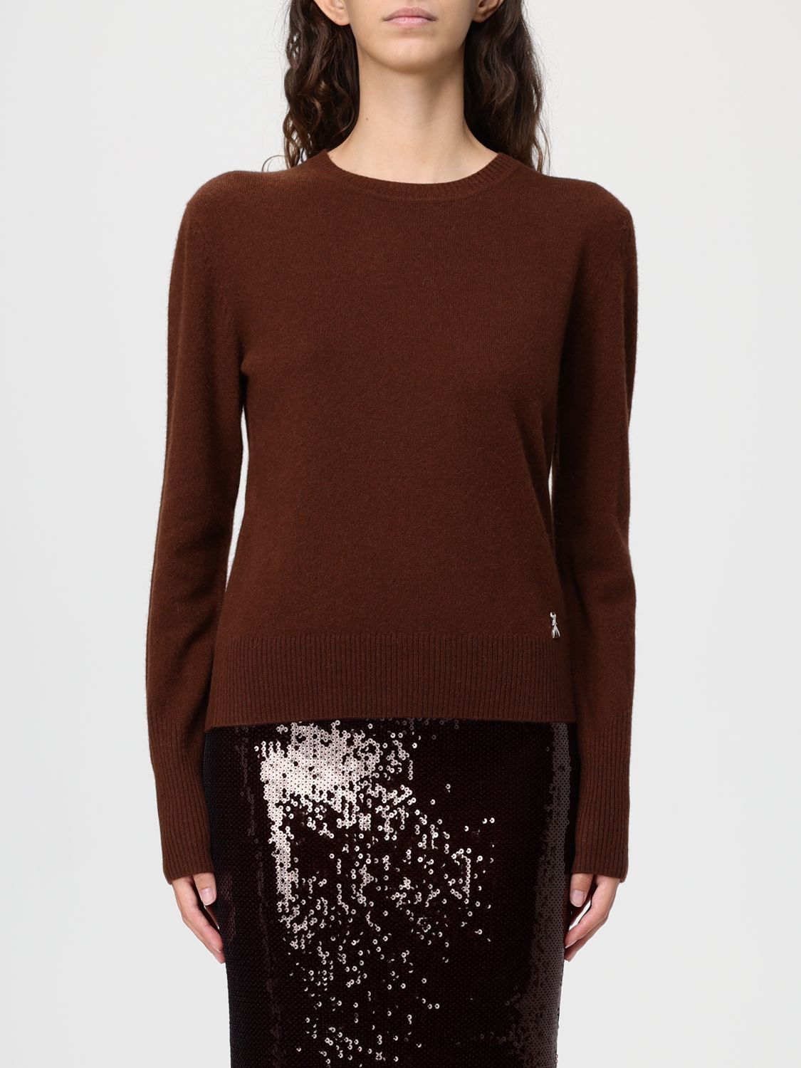 Patrizia Pepe Sweater  Woman Color Brown In Brown