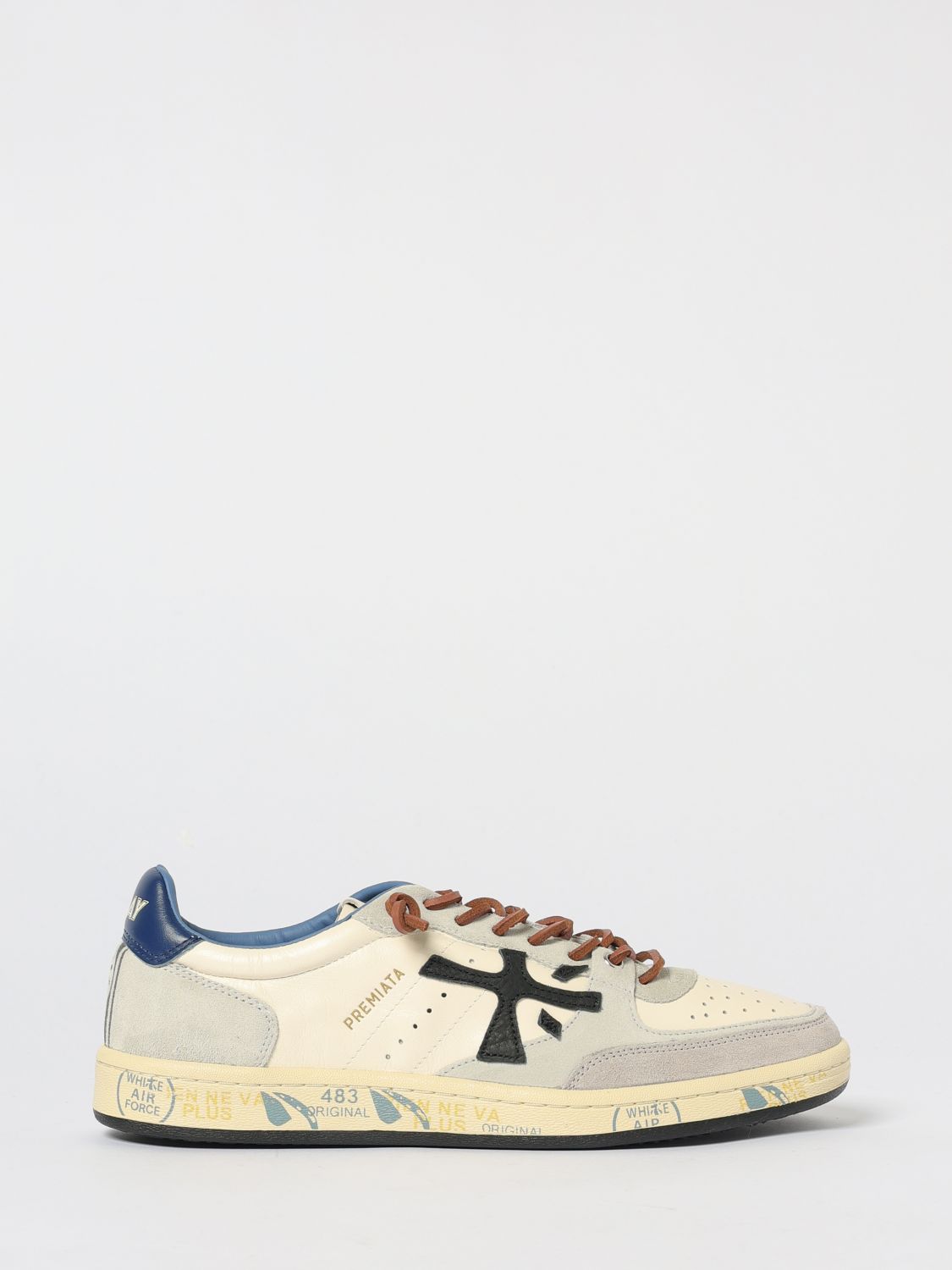 Premiata Multicolor Leather Sneakers In Multi