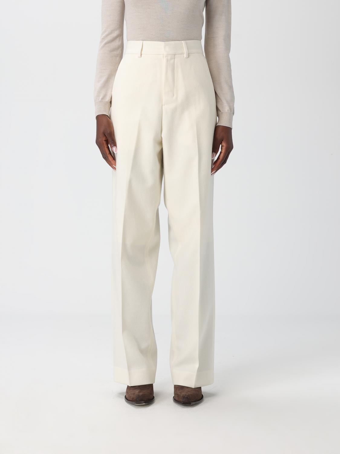 Ami Alexandre Mattiussi Pants Ami Paris Woman Color White In White