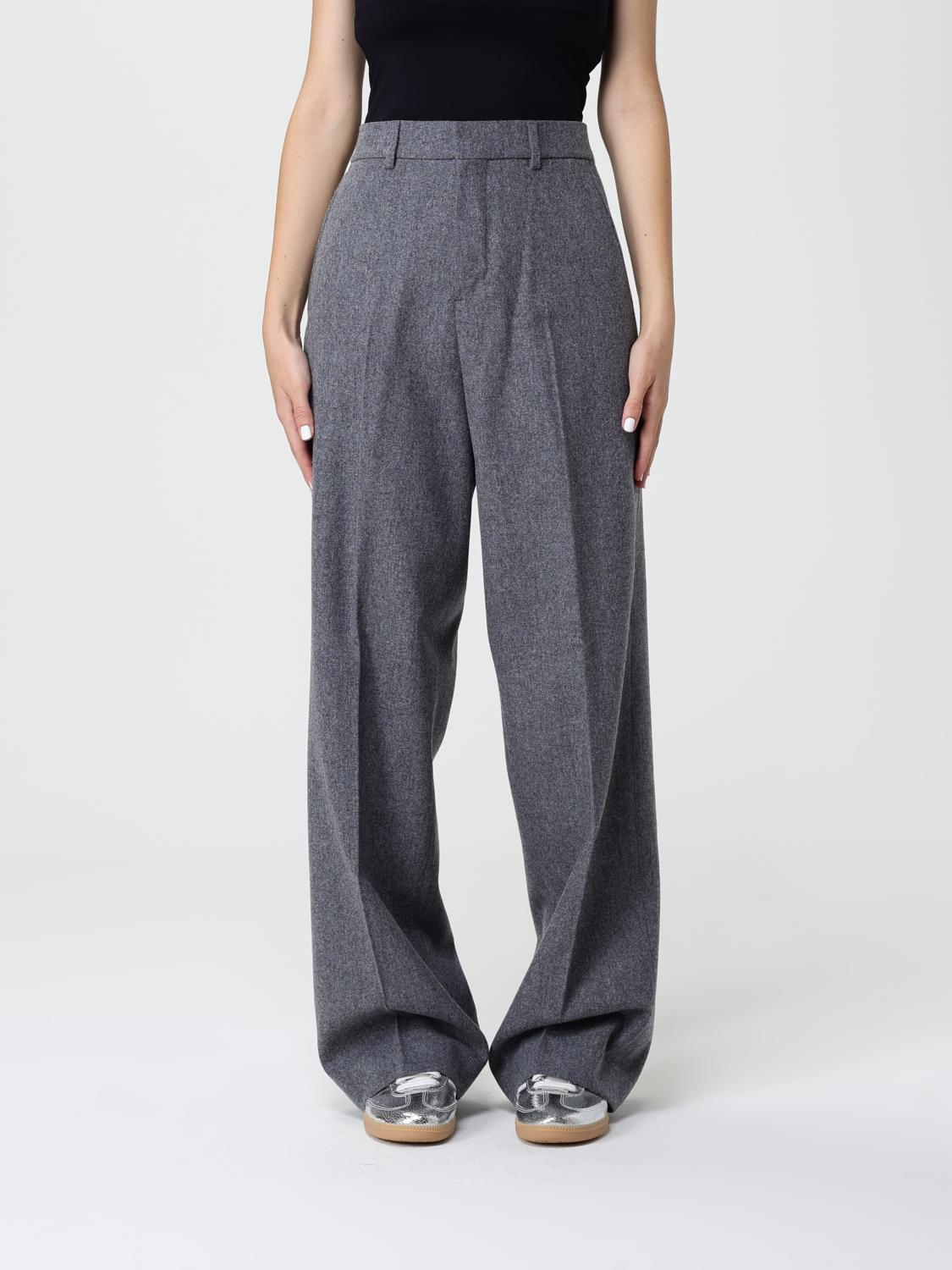 Ami Alexandre Mattiussi Pants Ami Paris Woman Color Grey In Gray