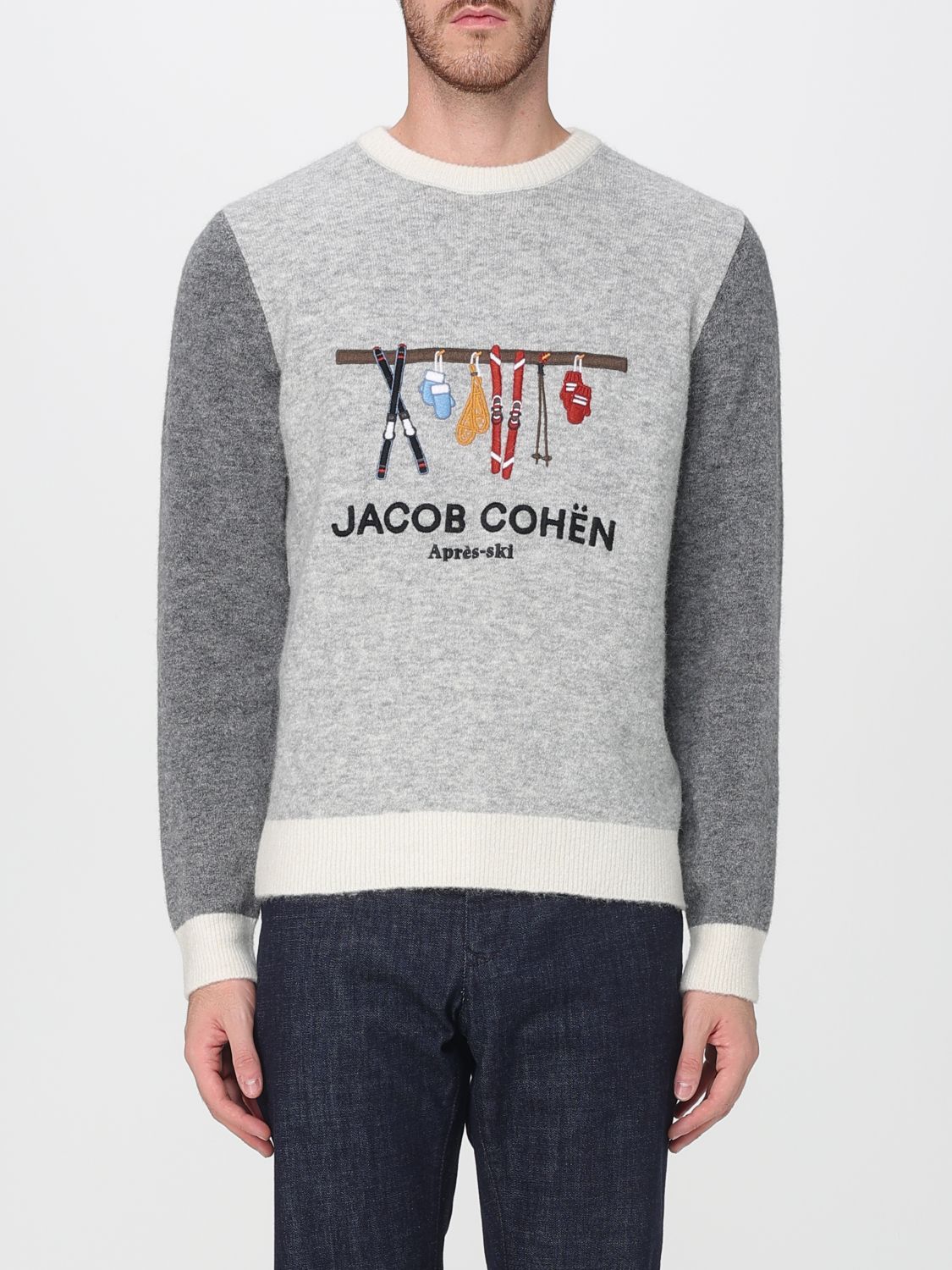 Jacob Cohen Sweater  Men Color Grey In Gray