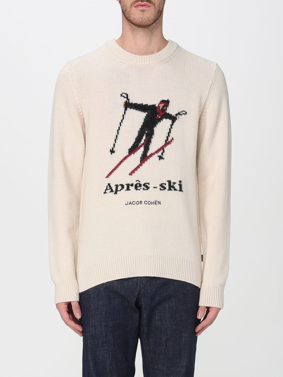 Jacob Cohen Sweater  Men Color Yellow Cream In Neutral