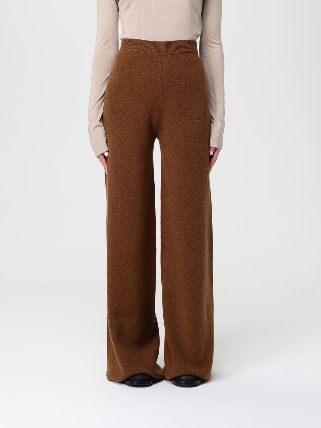Max Mara Pants  Woman Color Earth In Brown