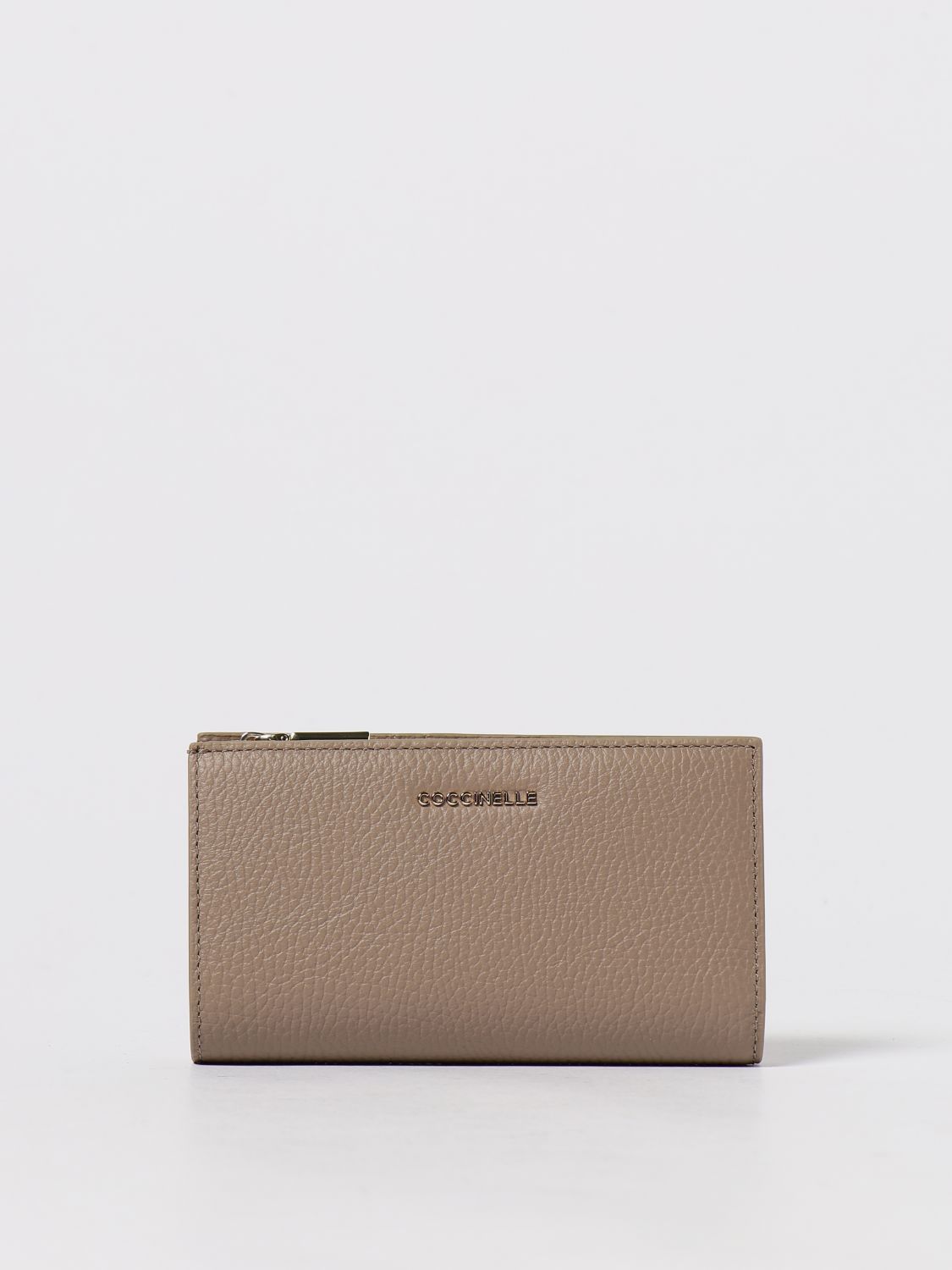 Coccinelle Wallet Woman Color Beige In Brown