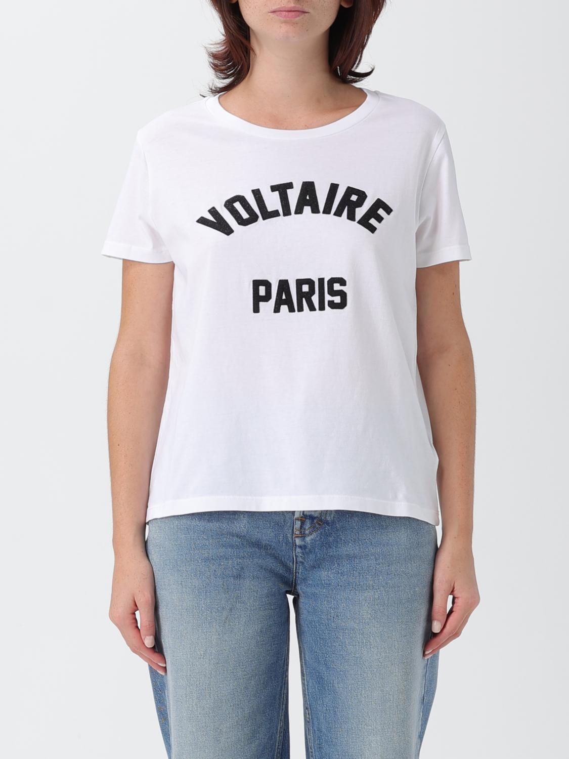 Zadig & Voltaire Zadig&voltaire Alys Hc Voltaire Paris T-shirt In White