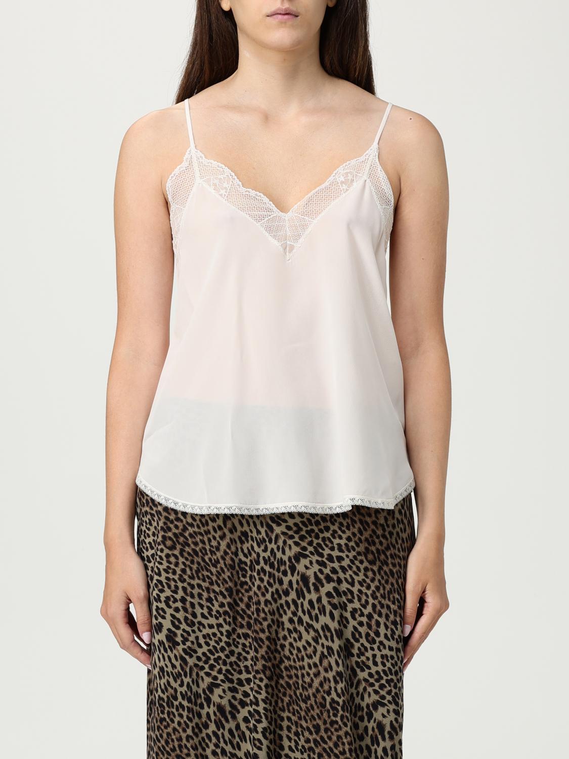Zadig & Voltaire Top  Woman Color Beige In White