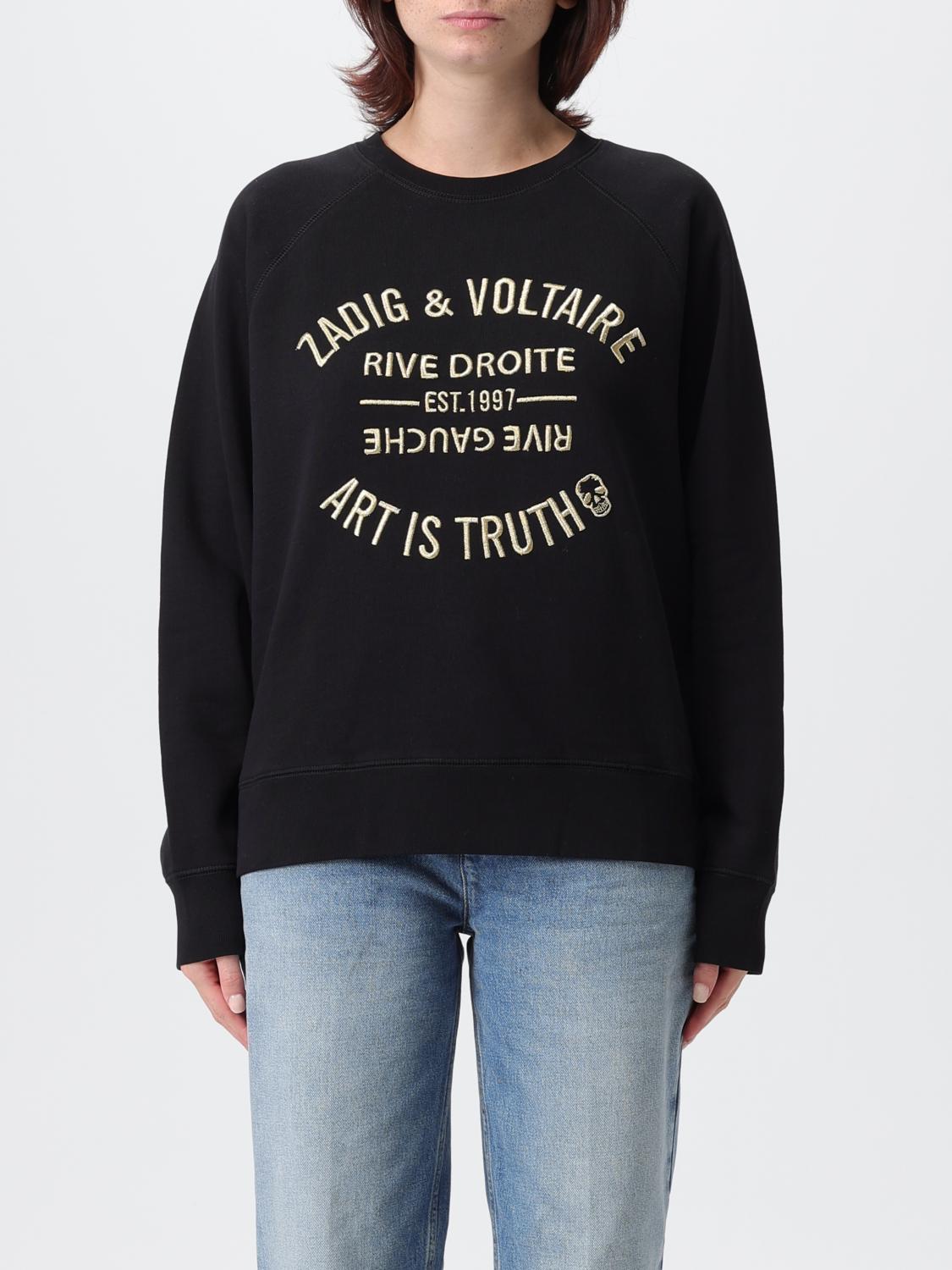 Zadig & Voltaire Sweaters Blacks And Greys In Black