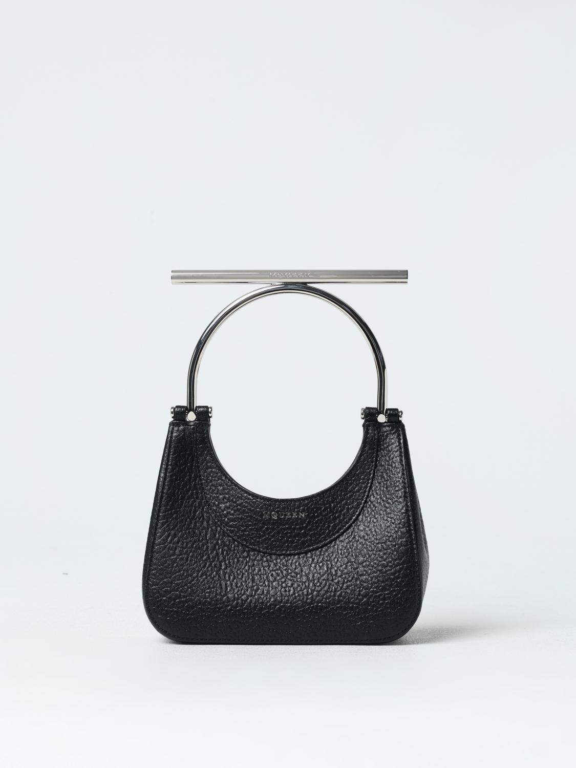 Alexander Mcqueen Shoulder Bag Mcqueen Woman Color Black In Black