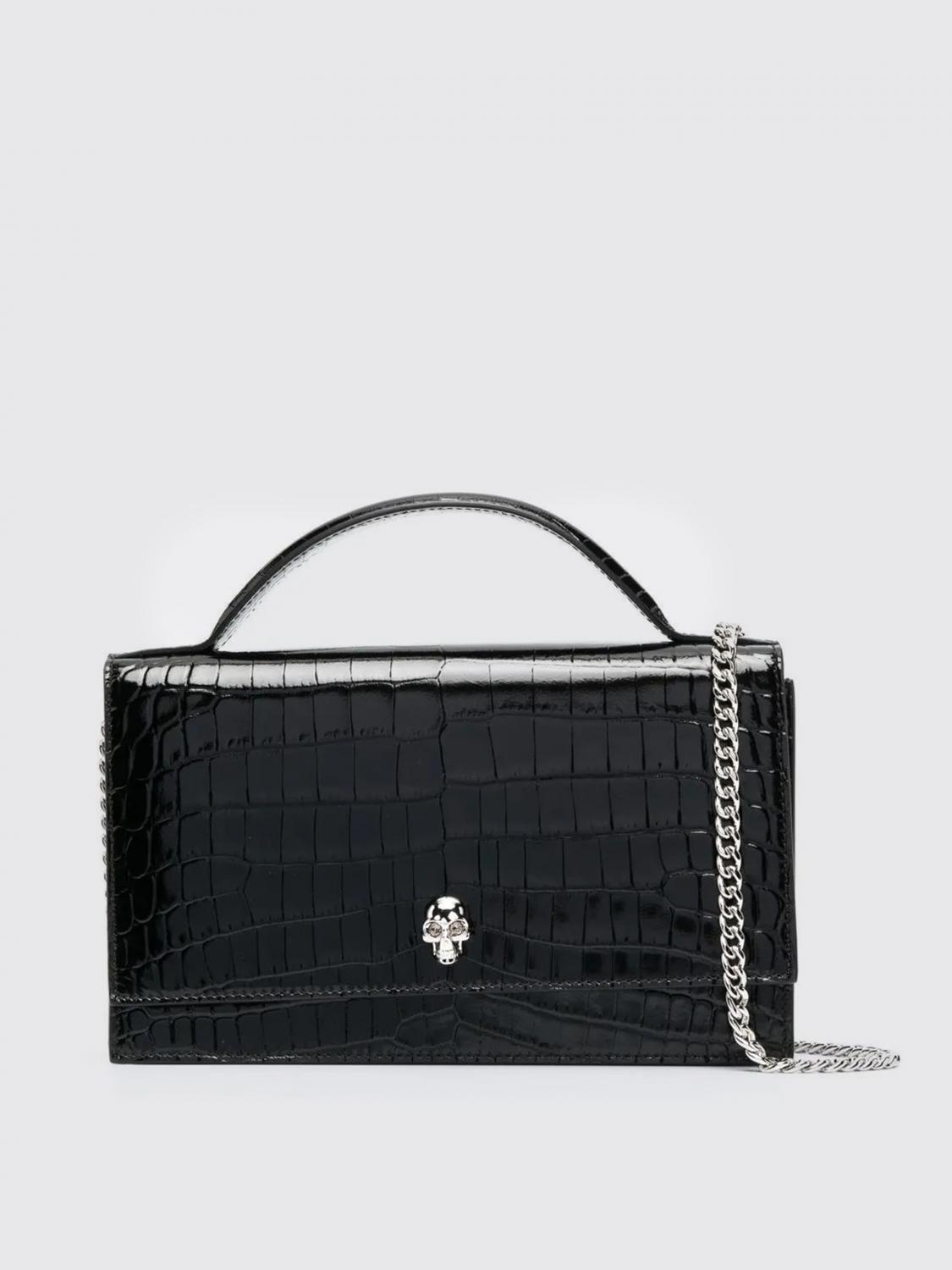 Alexander Mcqueen Shoulder Bag Mcqueen Woman Color Black In Black