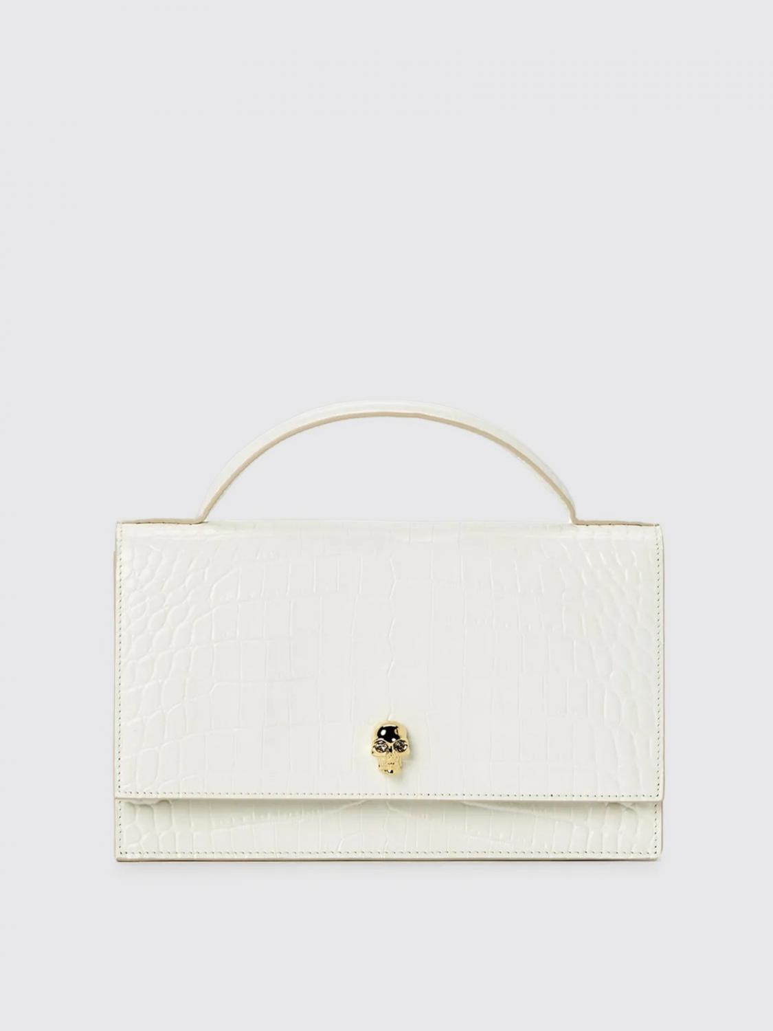 Alexander Mcqueen Shoulder Bag Mcqueen Woman Color White In White