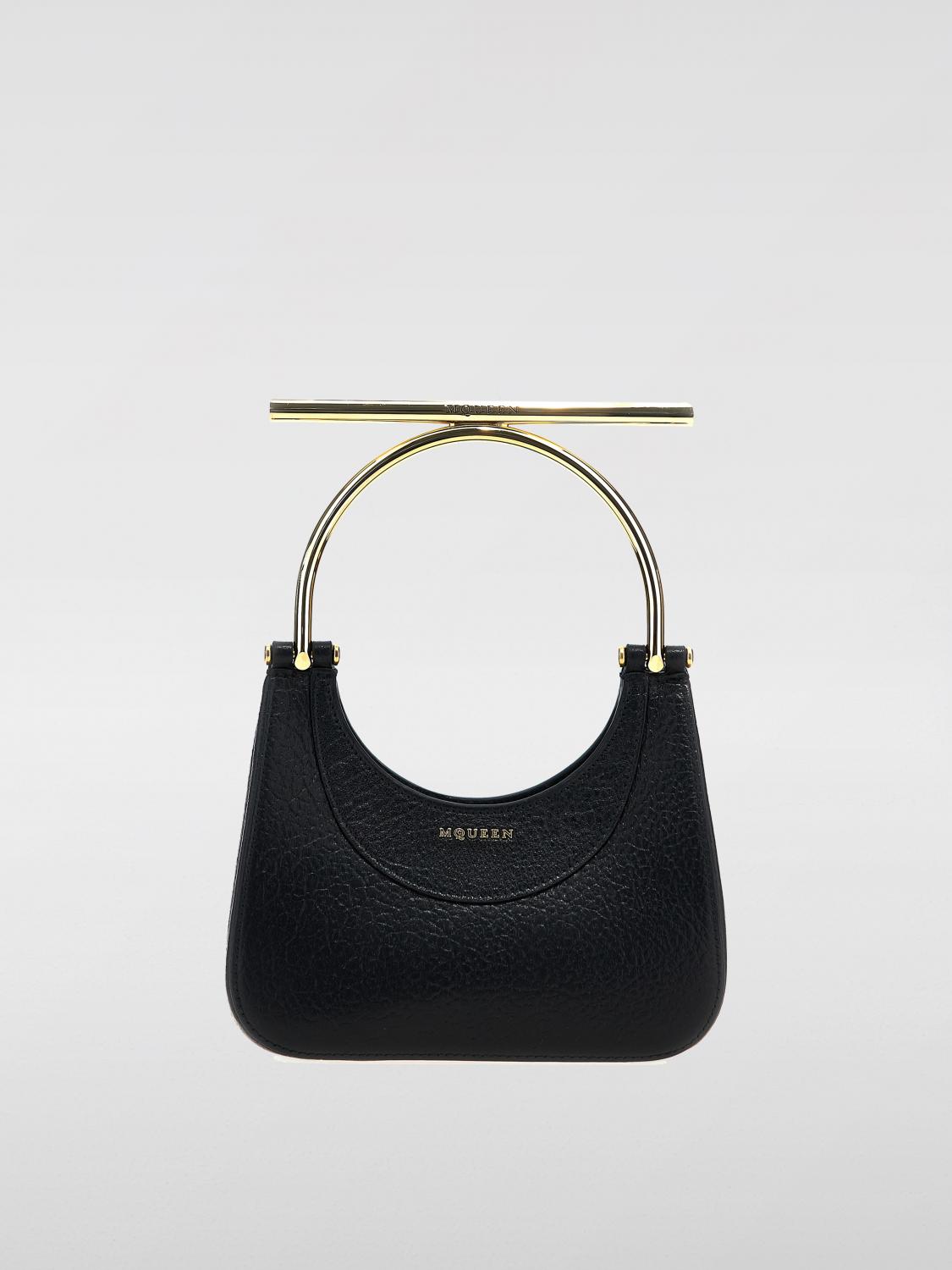 Alexander Mcqueen Shoulder Bag Mcqueen Woman Color Black In Black