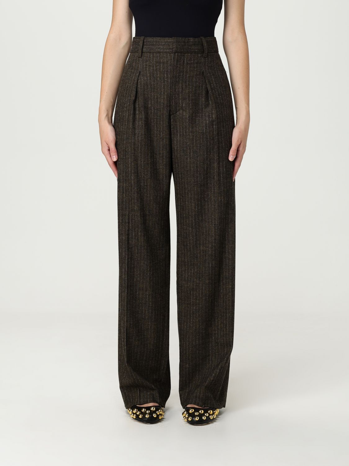 Isabel Marant Pants  Woman Color Bronze In Brown