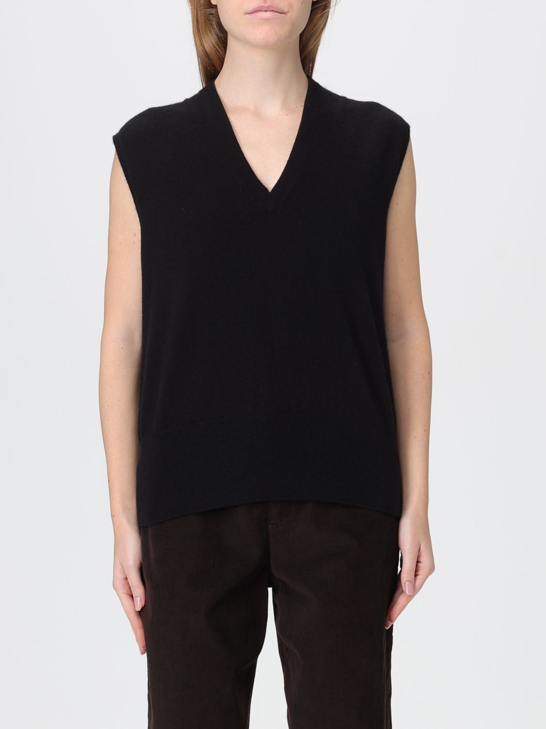 The Row Waistcoat  Woman Color Black