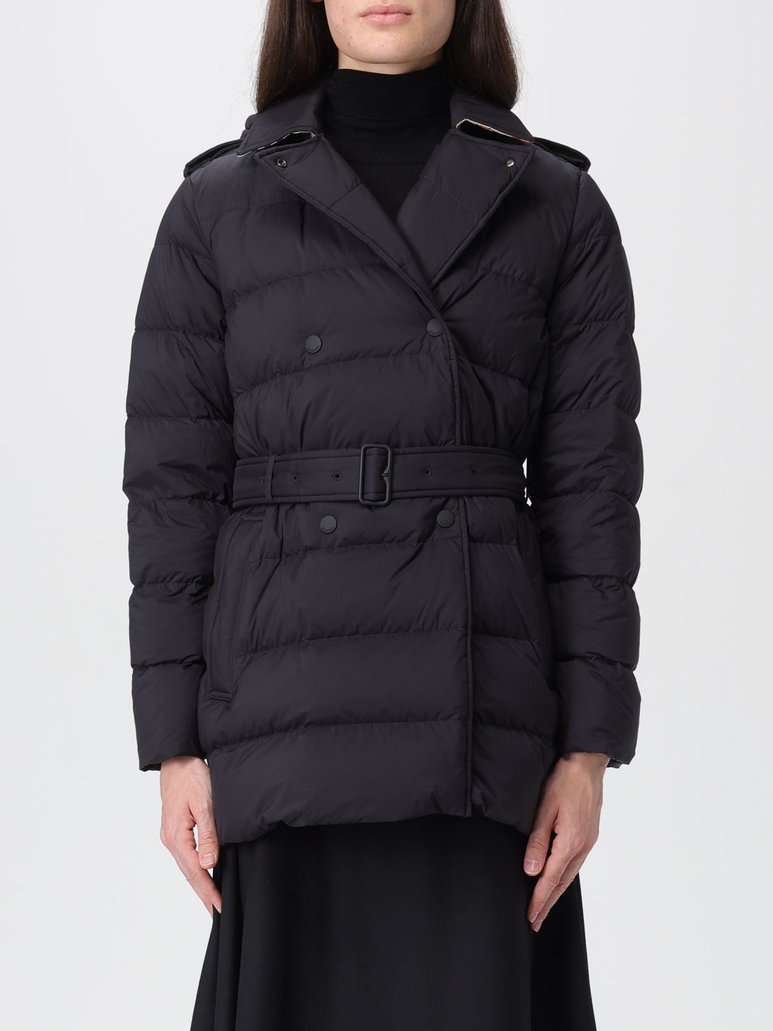 Burberry Jacket  Woman Color Black In Blue