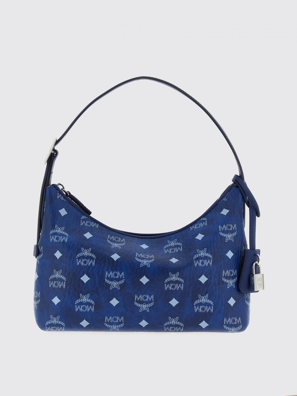 Shoulder Bag MCM Woman color Blue