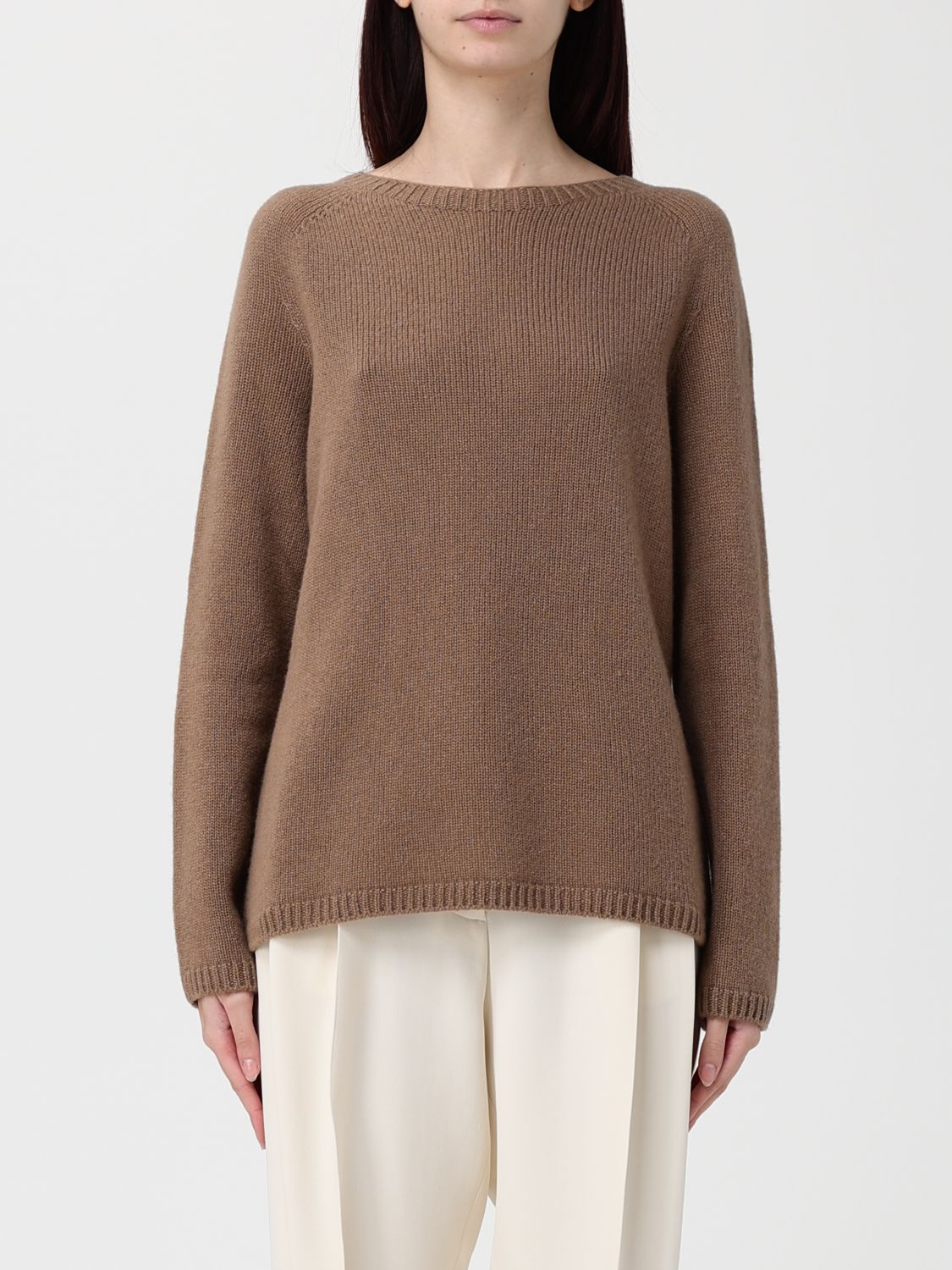 'S MAX MARA Sweater Woman color Walnut　'S MAX MARA セーター ウィメンズ カラー ウォルナット 'S