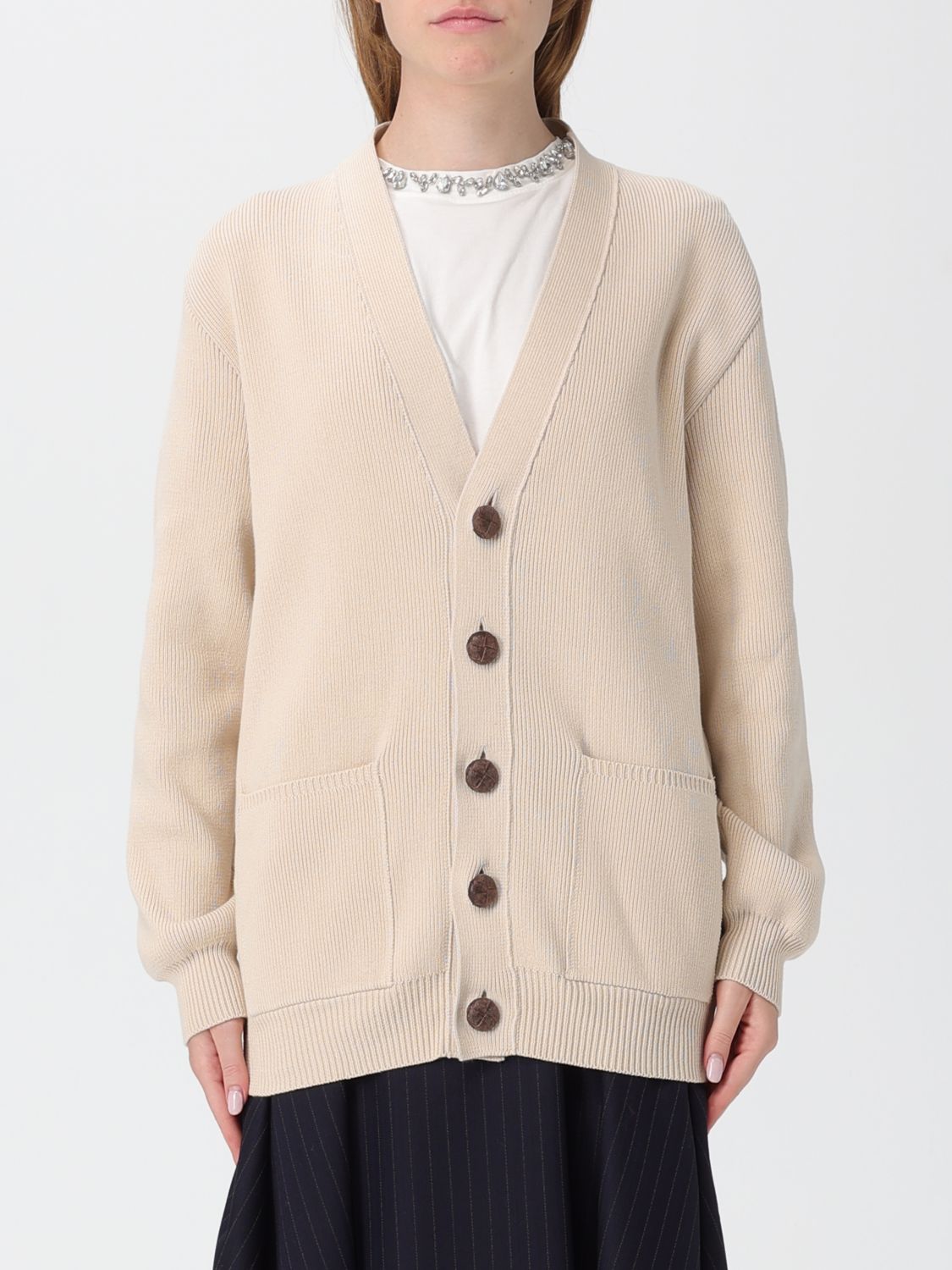 Golden Goose Cardigan  Woman Color Beige In Sand