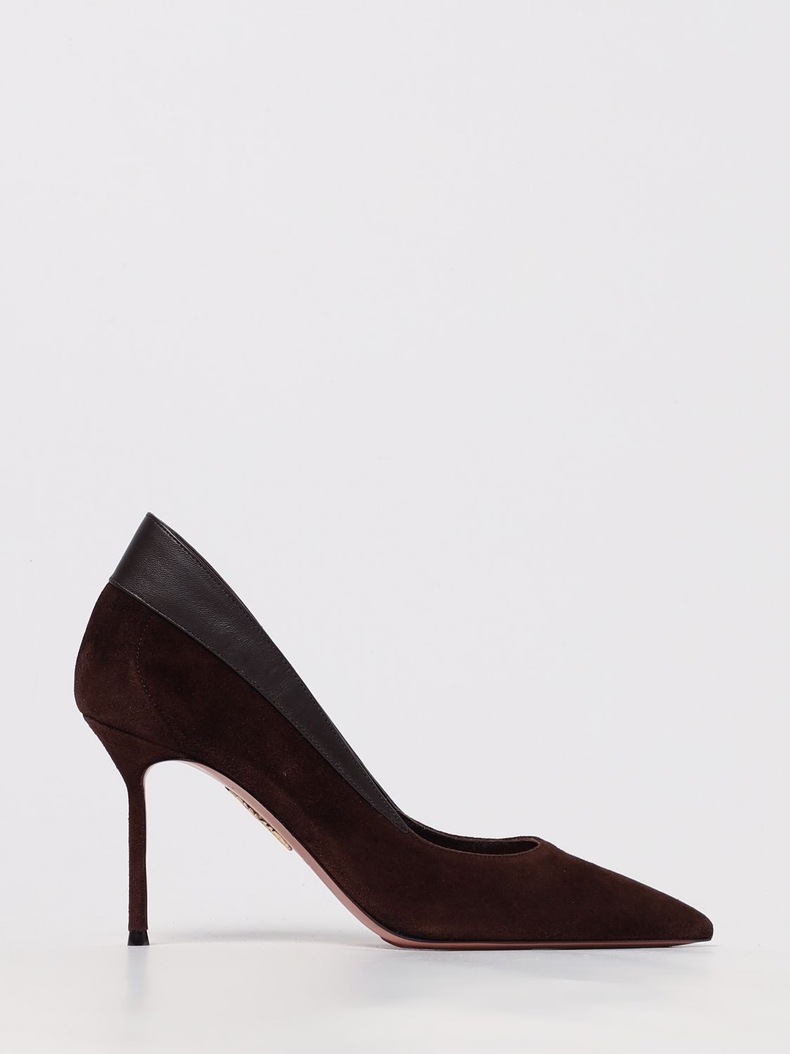 Aquazzura High Heel Shoes Woman Color Brown In Brown