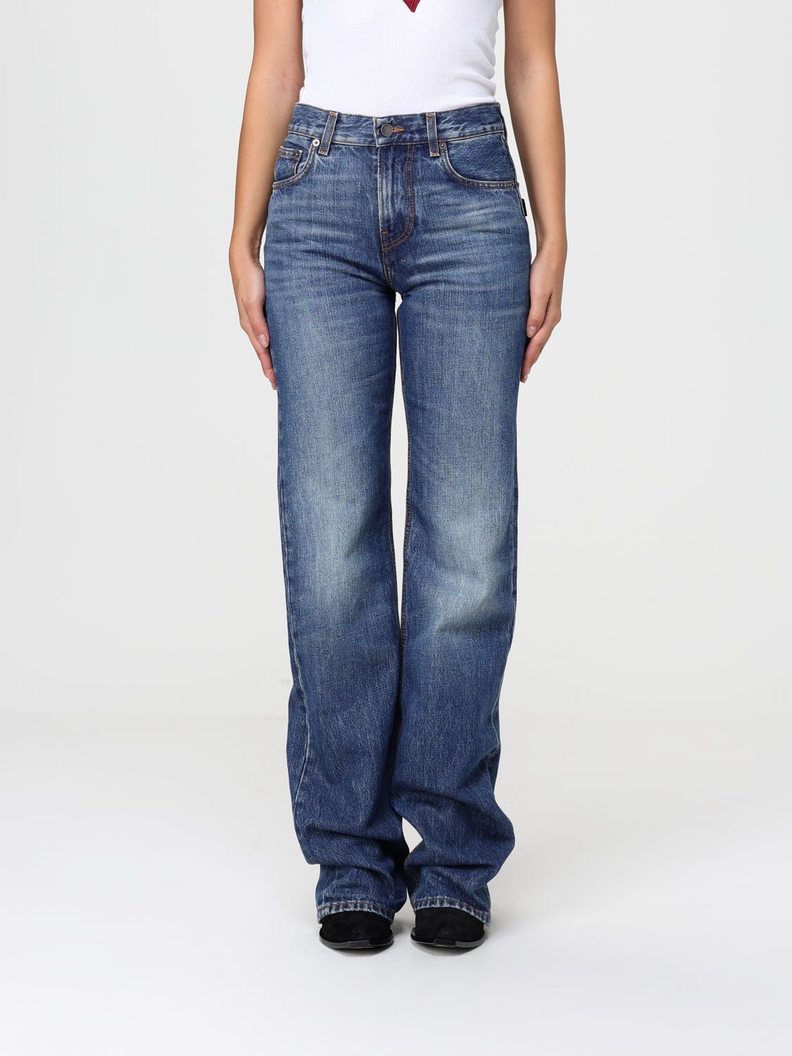 Haikure Jeans Woman Color Blue In Blue