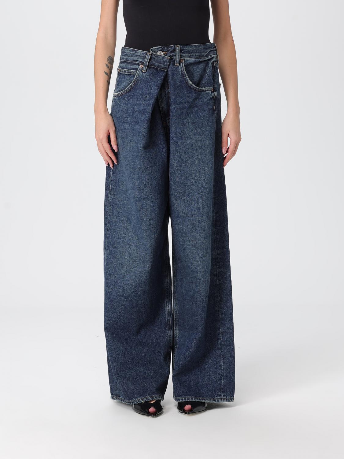 AGOLDE Jeans Damen Farbe Blau