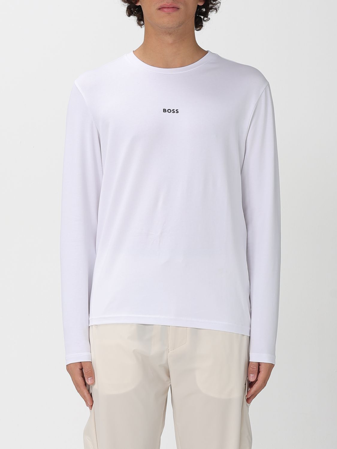 Hugo Boss T-shirt Boss Men Color White In White