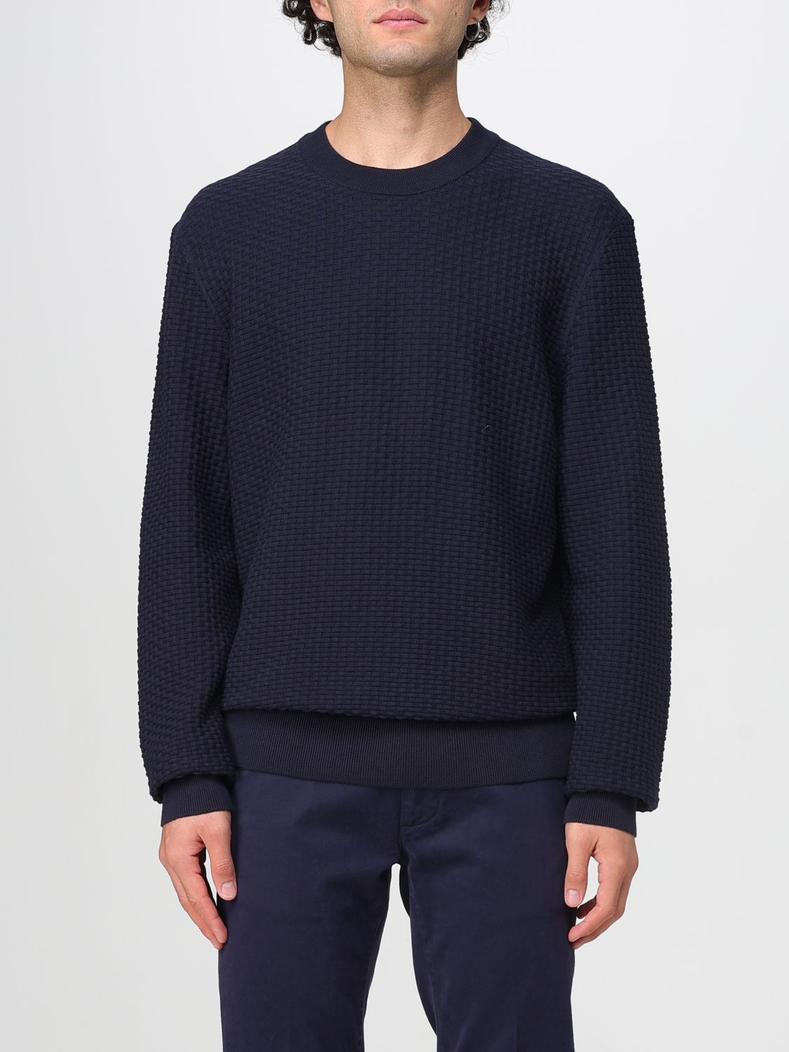 Hugo Boss Sweater Boss Men Color Blue