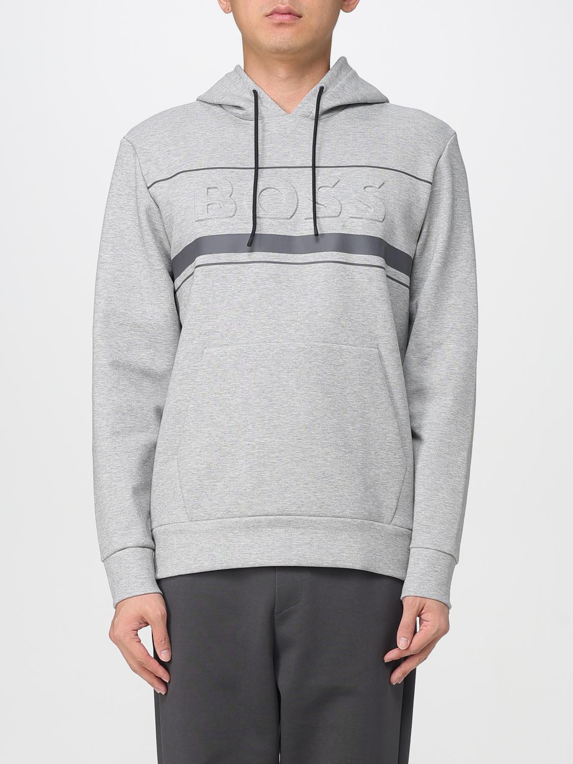 Hugo Boss Sweatshirt Boss Men Color Grey In Gray