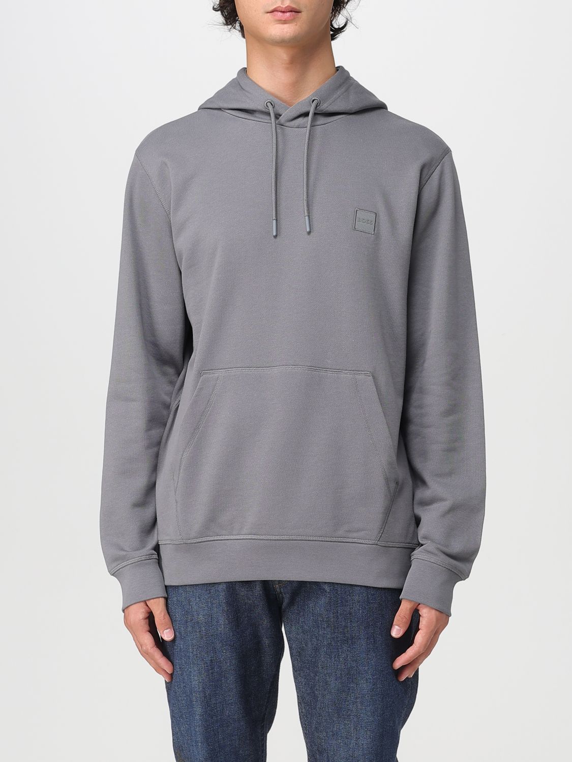 Hugo Boss Sweatshirt Boss Men Color Grey In Gray