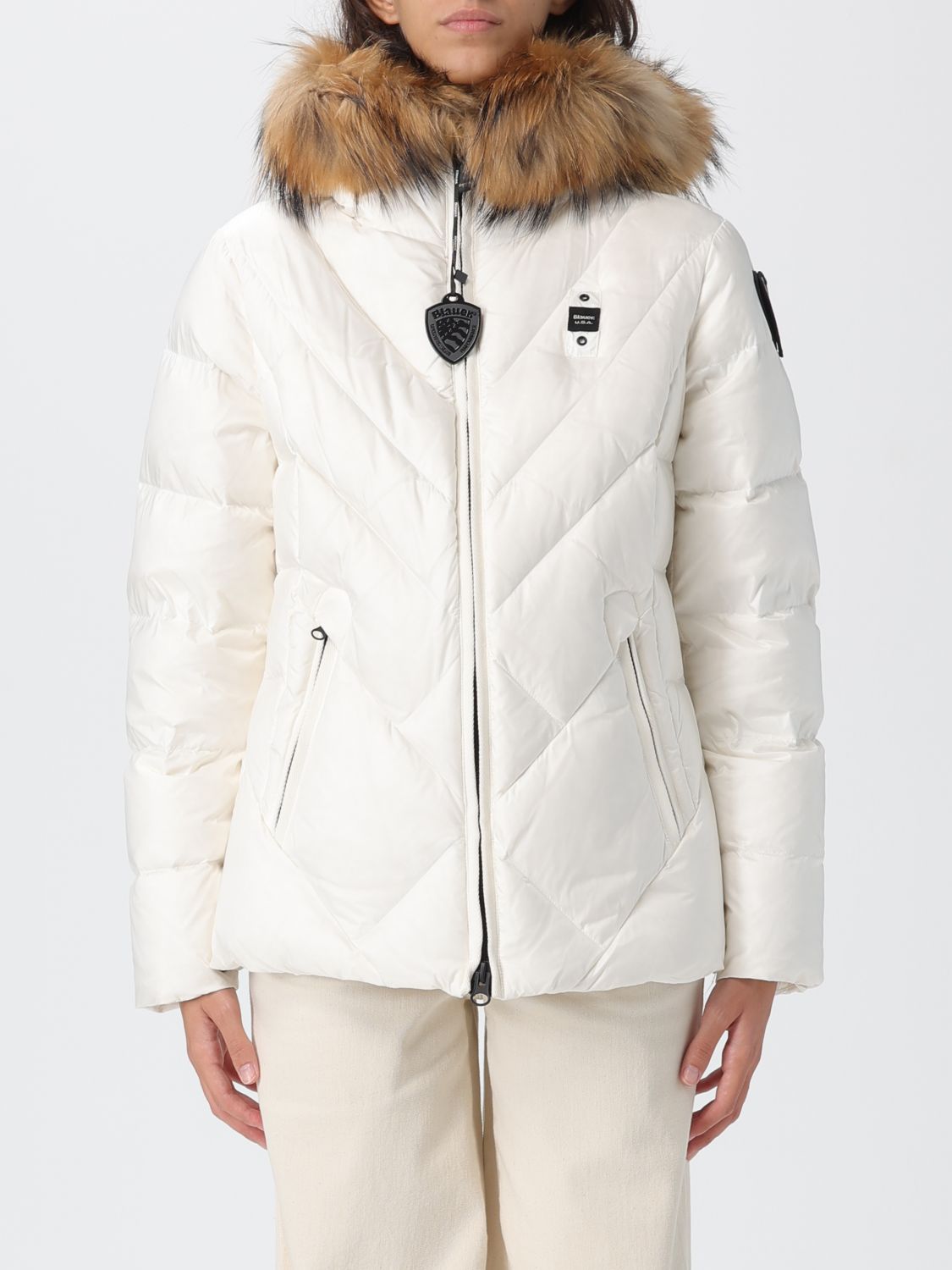 Blauer Jacket  Woman Color White In White