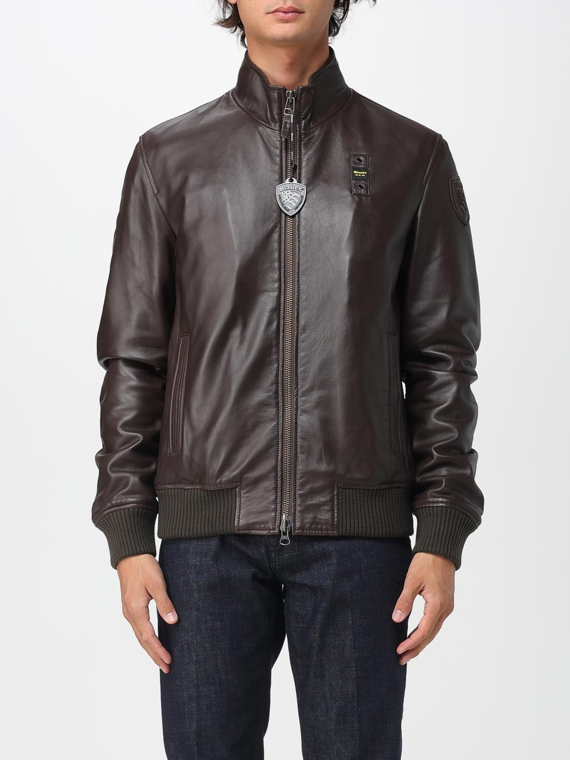 Blauer Jacket Men Color Brown In Brown