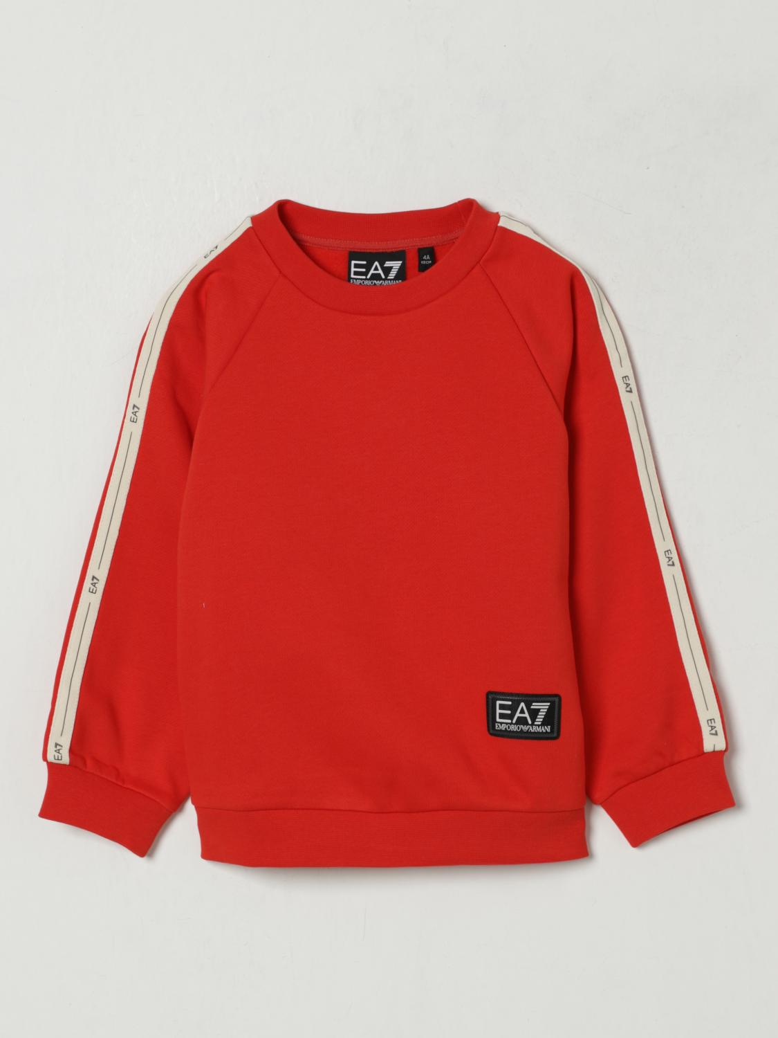 Ea7 Sweater  Kids Color Red