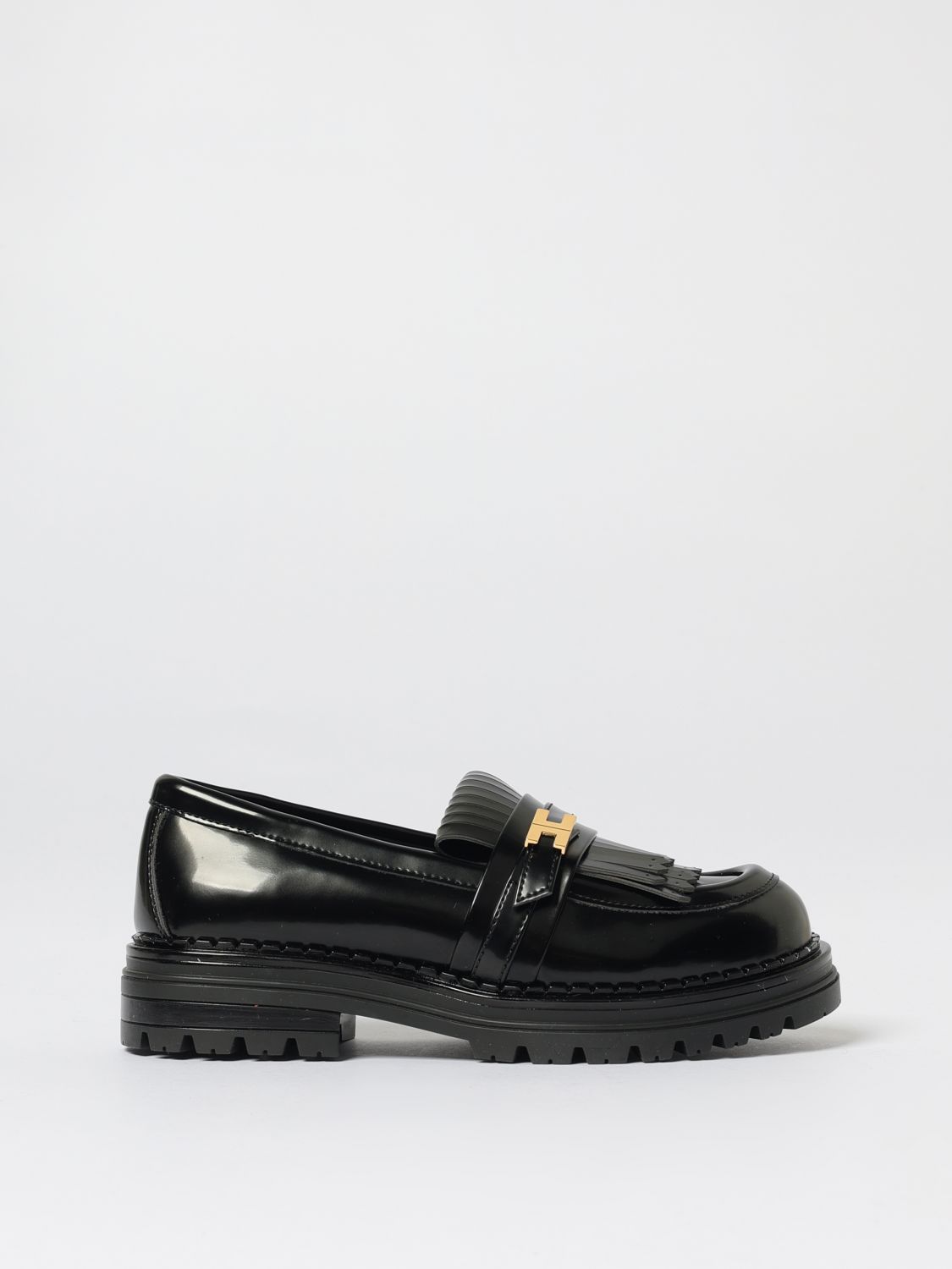 Elisabetta Franchi La Mia Bambina Shoes Kids Color Black In Black