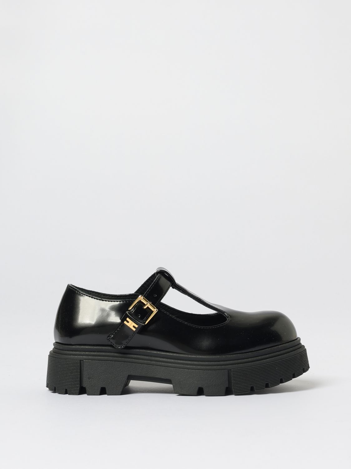 Elisabetta Franchi La Mia Bambina Shoes Kids Color Black In Black