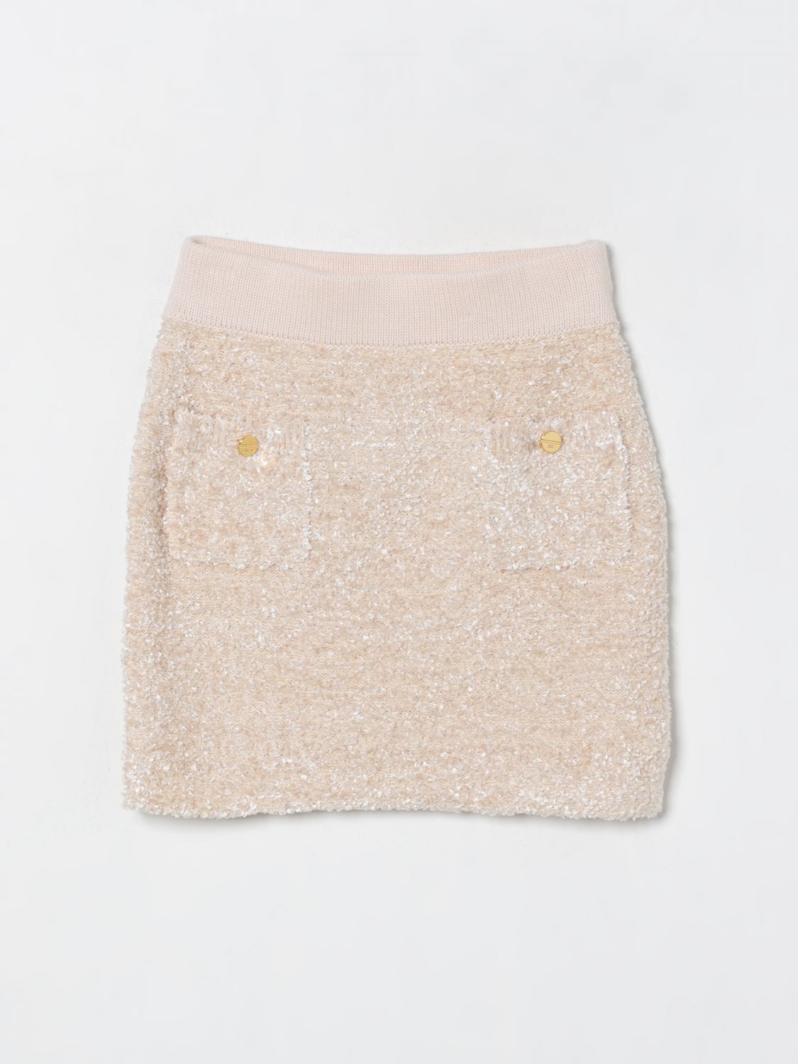 Elisabetta Franchi La Mia Bambina Skirt Kids Color Honey In Multi