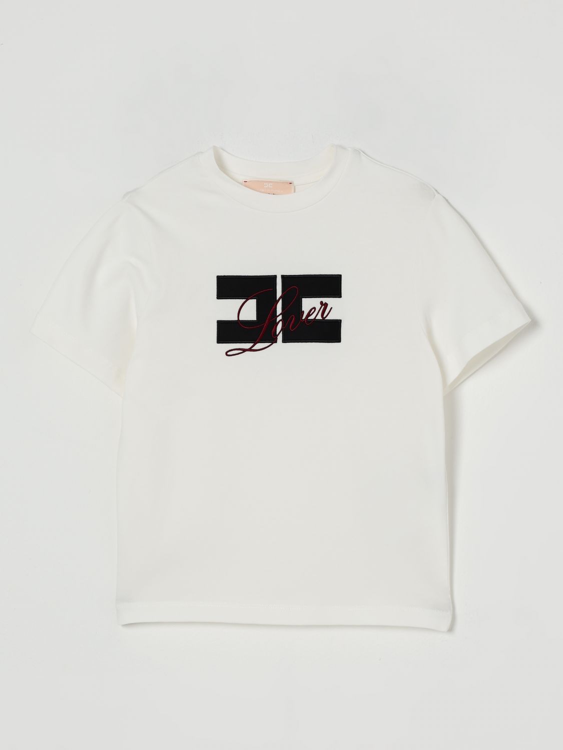 Elisabetta Franchi La Mia Bambina T-shirt Kids Color Yellow Cream In Yellow