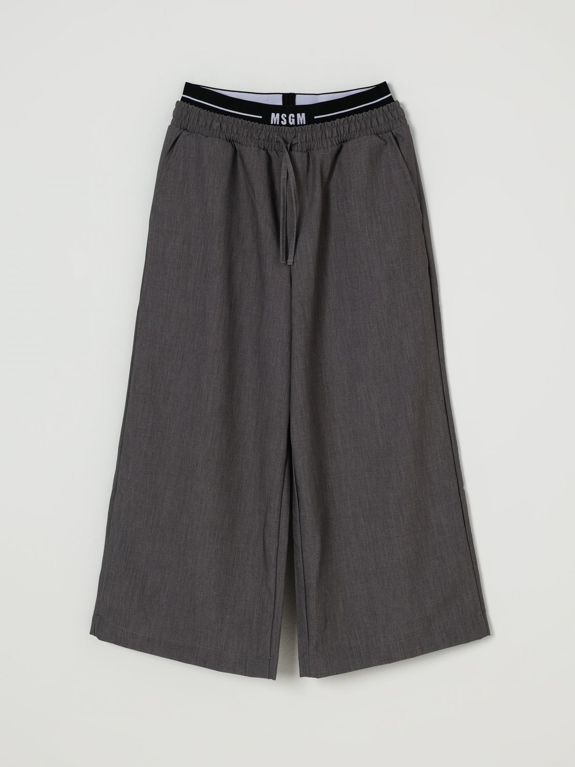 Msgm Pants  Kids Kids Color Grey In Gray