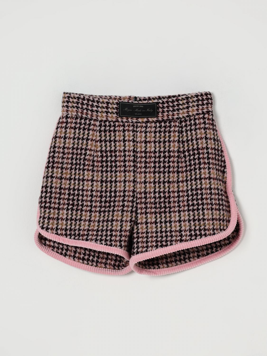 Msgm Short Kids Kids Color Pink In Brown