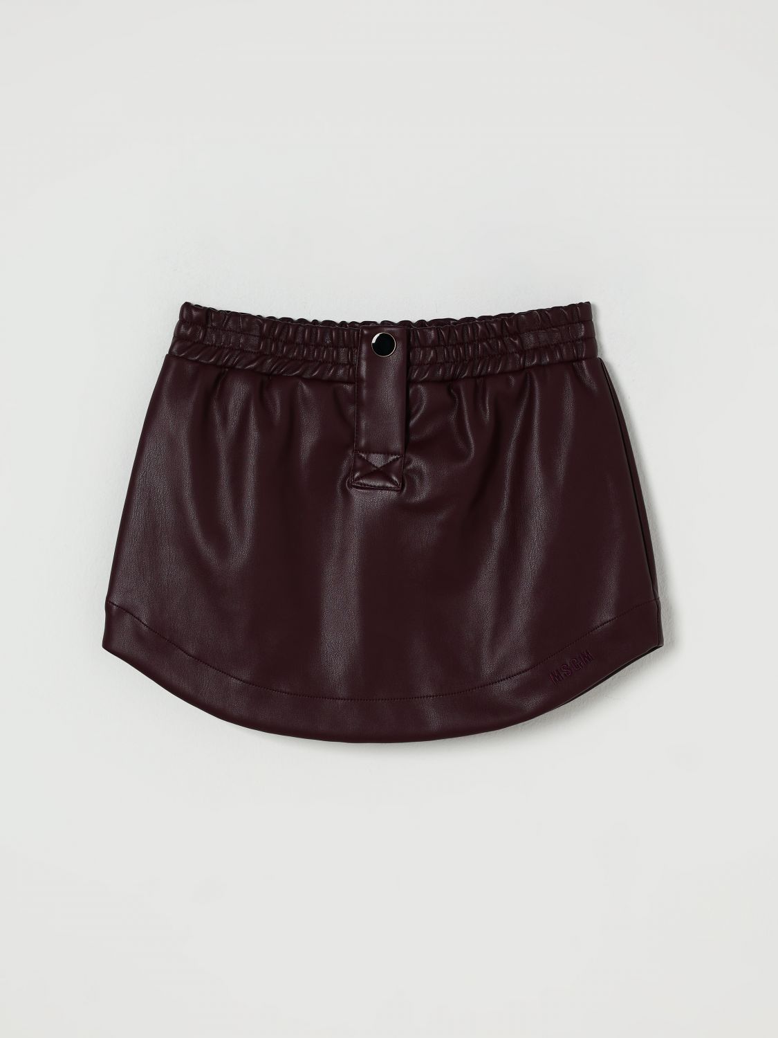 Msgm Skirt Kids Kids Color Burgundy In Brown