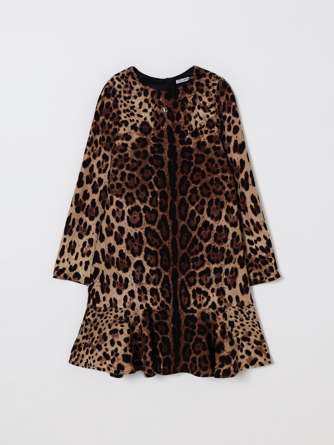 DOLCE & GABBANA Dress Kids color Brown