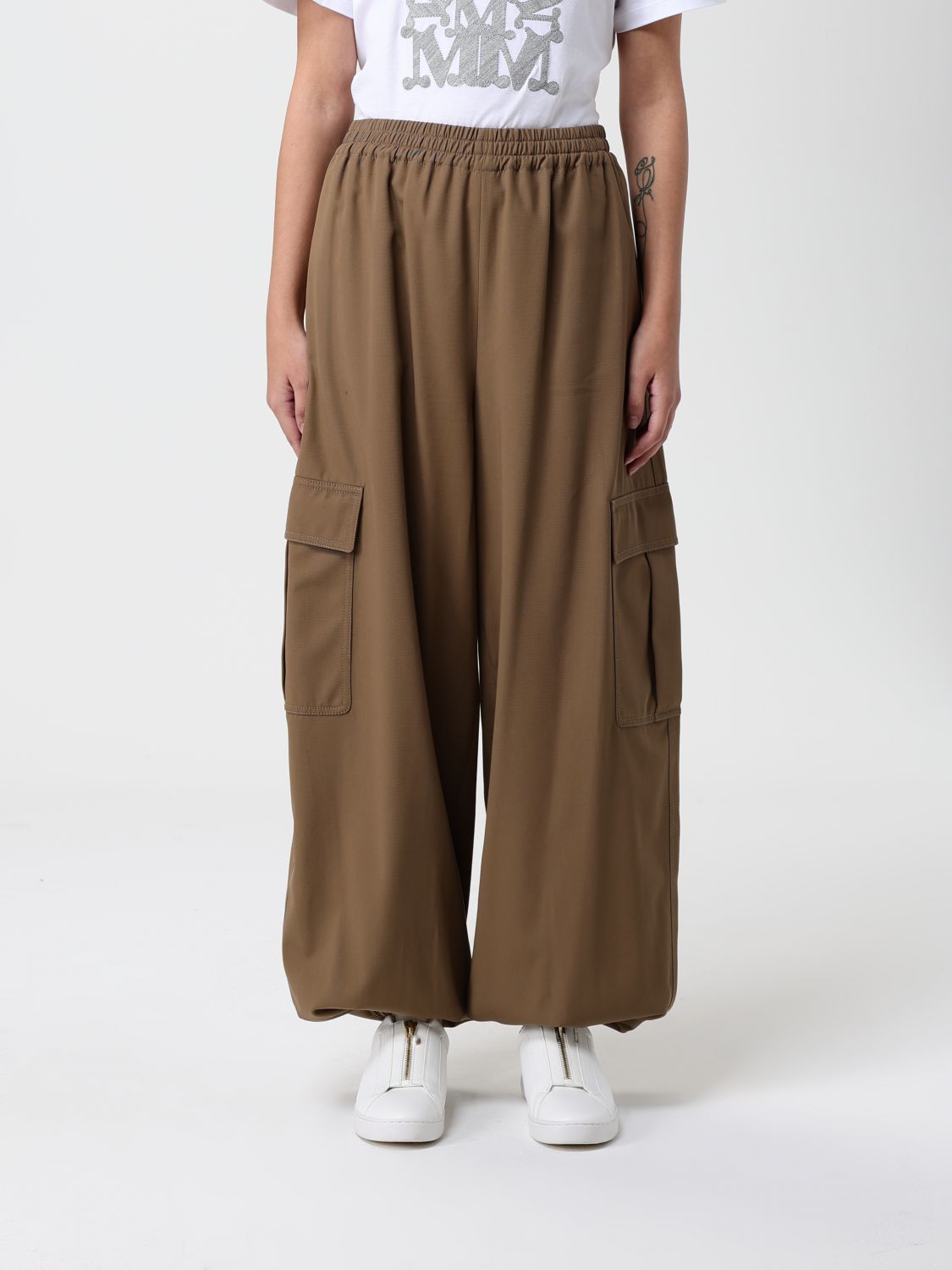 Max Mara Glauco Pants In Brown